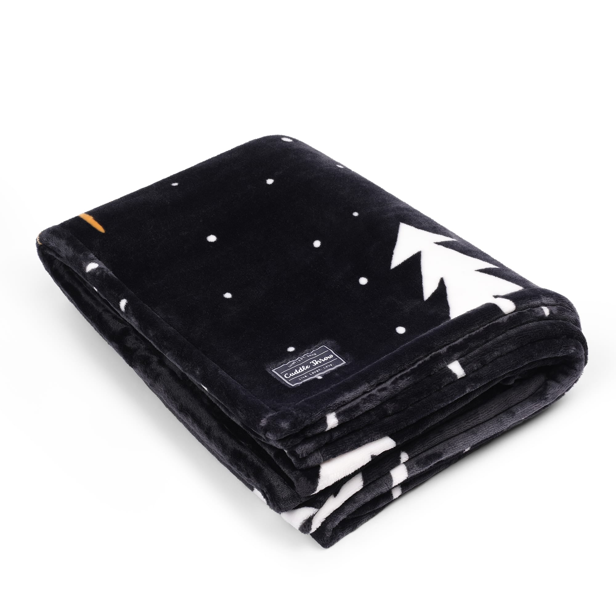 Cuddle Throw Blanket - SNOWMAN TREES - Cuddle_20Throw_SnowmanTrees_02