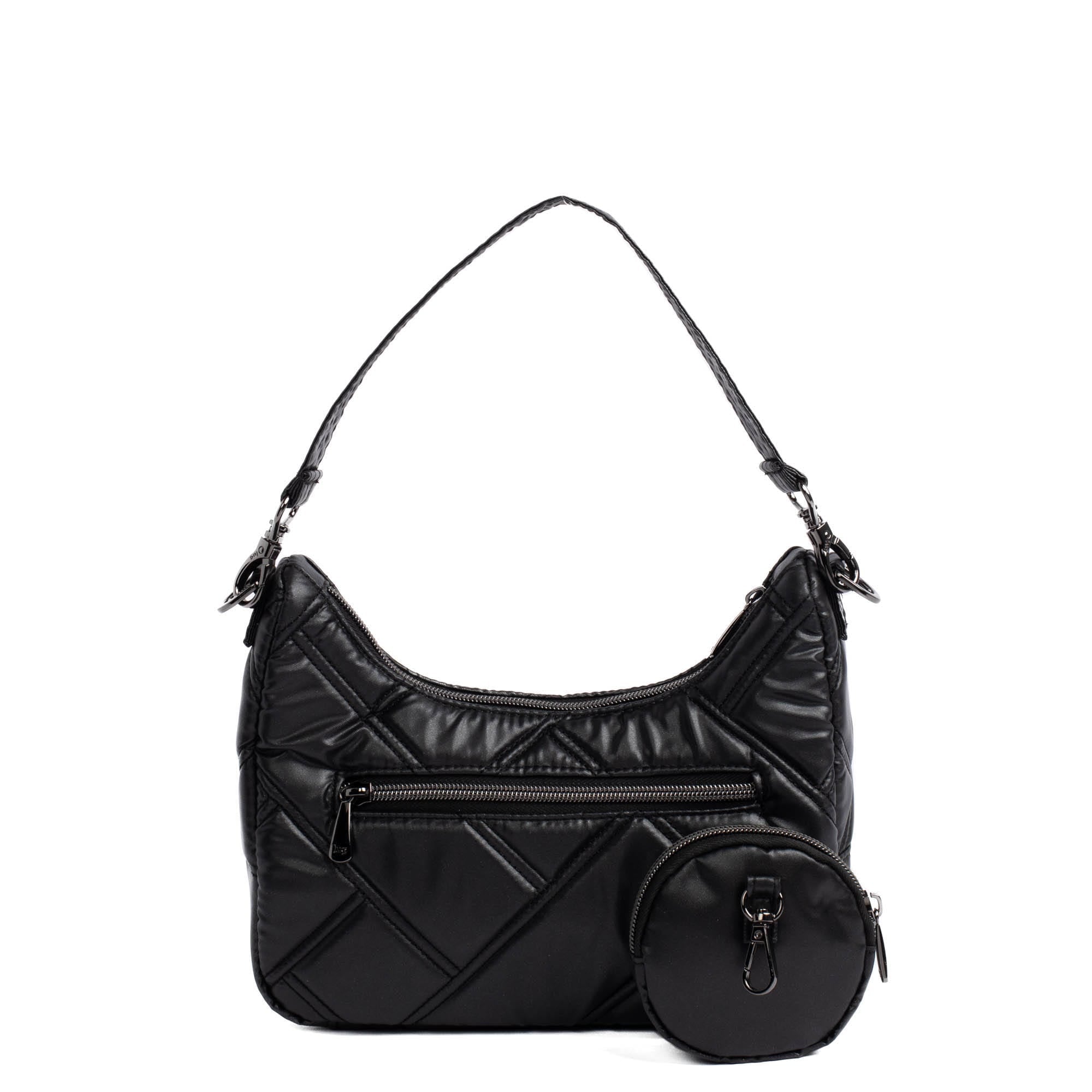 Curtsy Mini Crossbody Bag - METALLIC BLACK - CurtsyMini_MetallicBlack_04