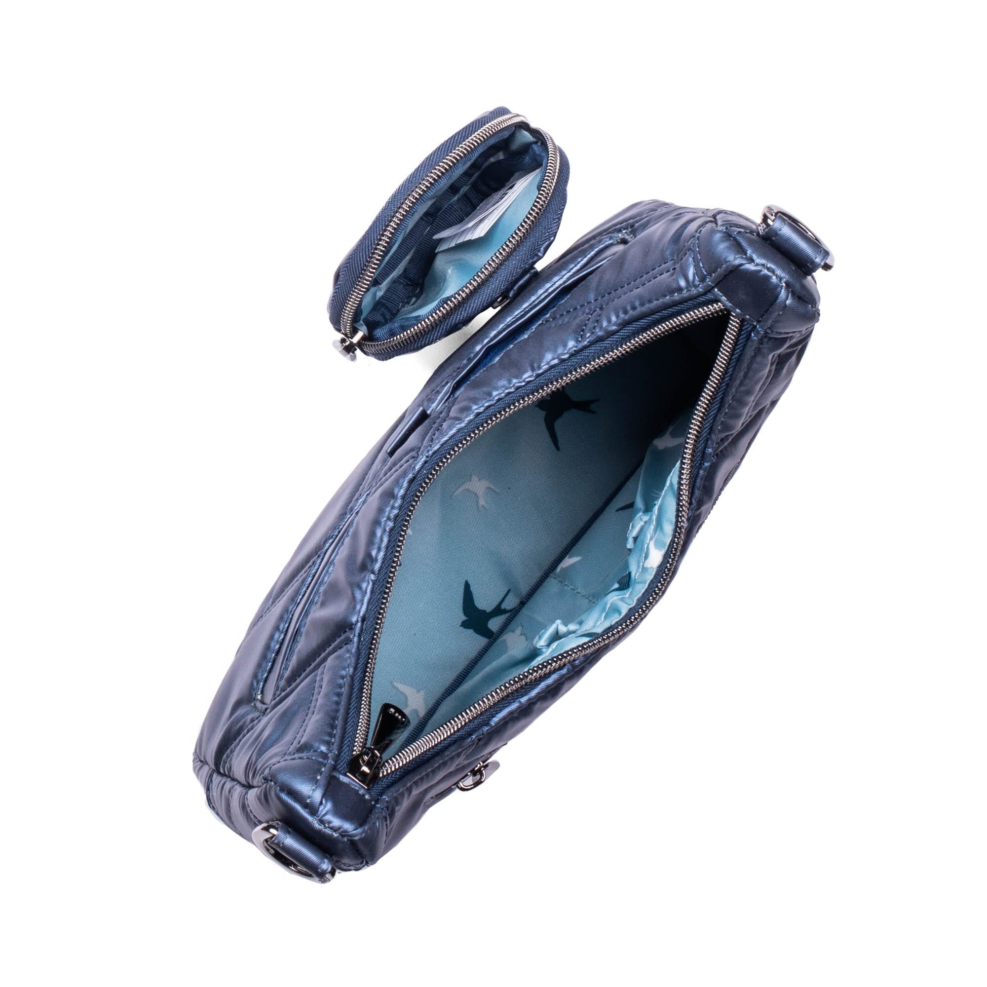 Curtsy Mini Crossbody Bag - METALLIC INDIGO - CurtsyMini_MetallicIndigo_05