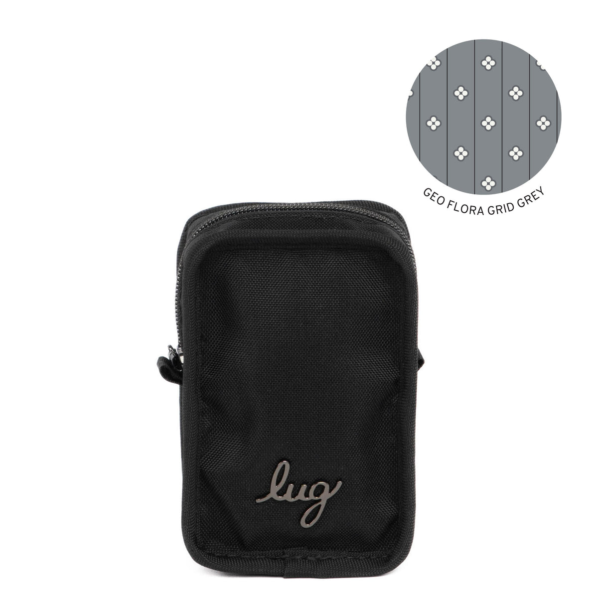 Drizzle Mini Zip Storage Pouch - BRUSHED BLACK 2 - DRIZZLE-BRUSHED-BLACK