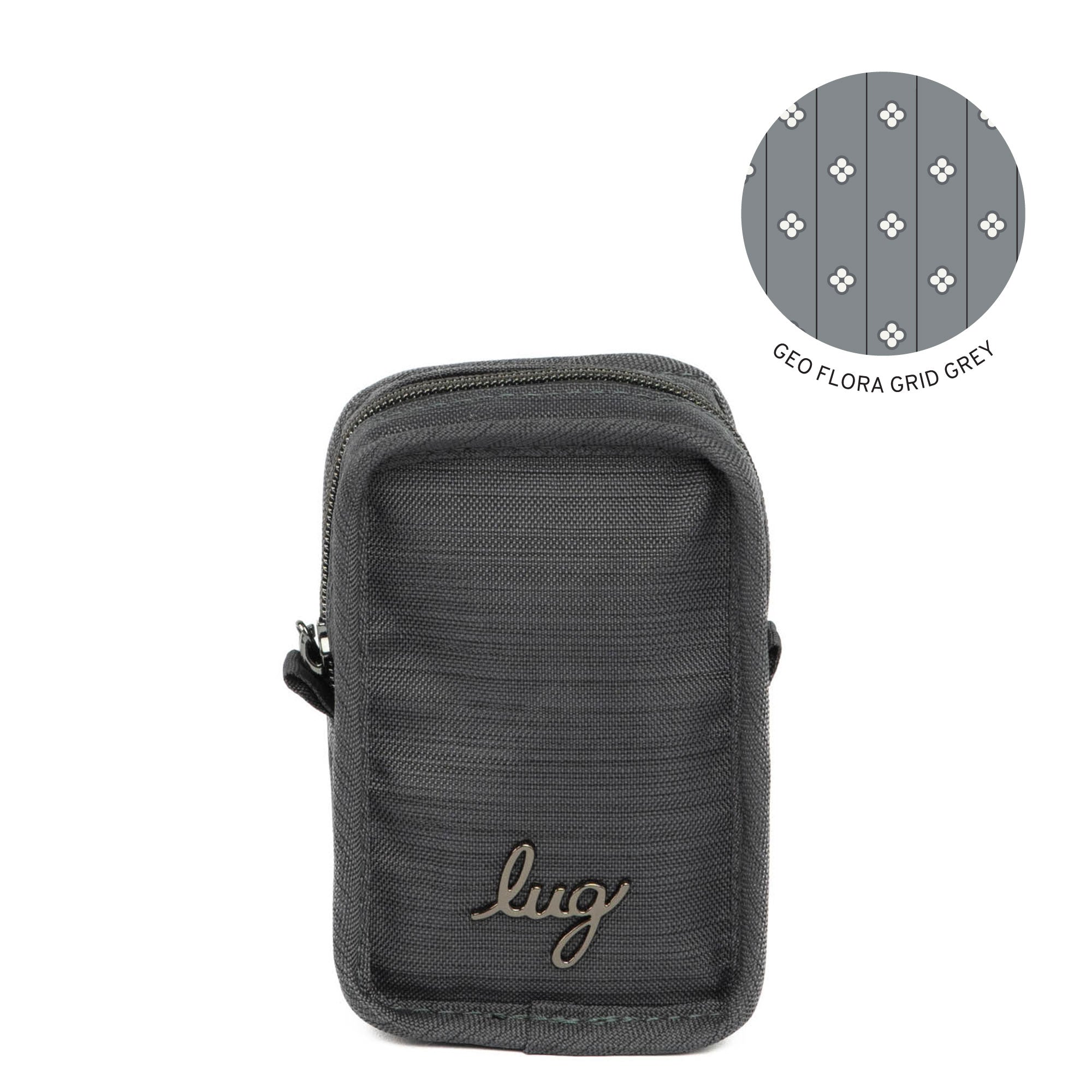 Drizzle Mini Zip Storage Pouch - BRUSHED GREY - DRIZZLE-BRUSHED-GREY_67448bee-85ad-4bbd-852e-46c223a92ede