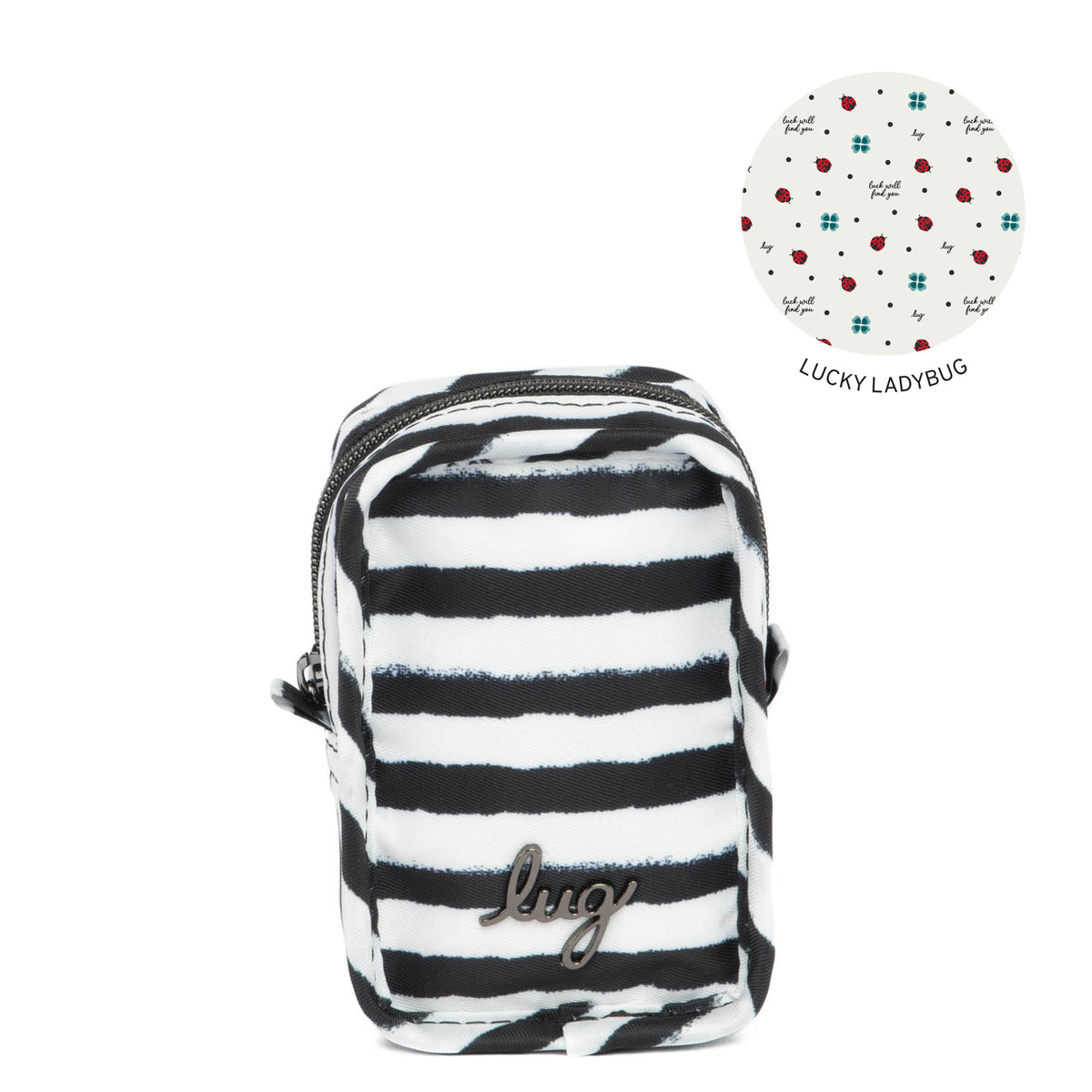 Drizzle Mini Zip Storage Pouch - LADYBUG LANE - DRIZZLE-LADYBUG-LANE