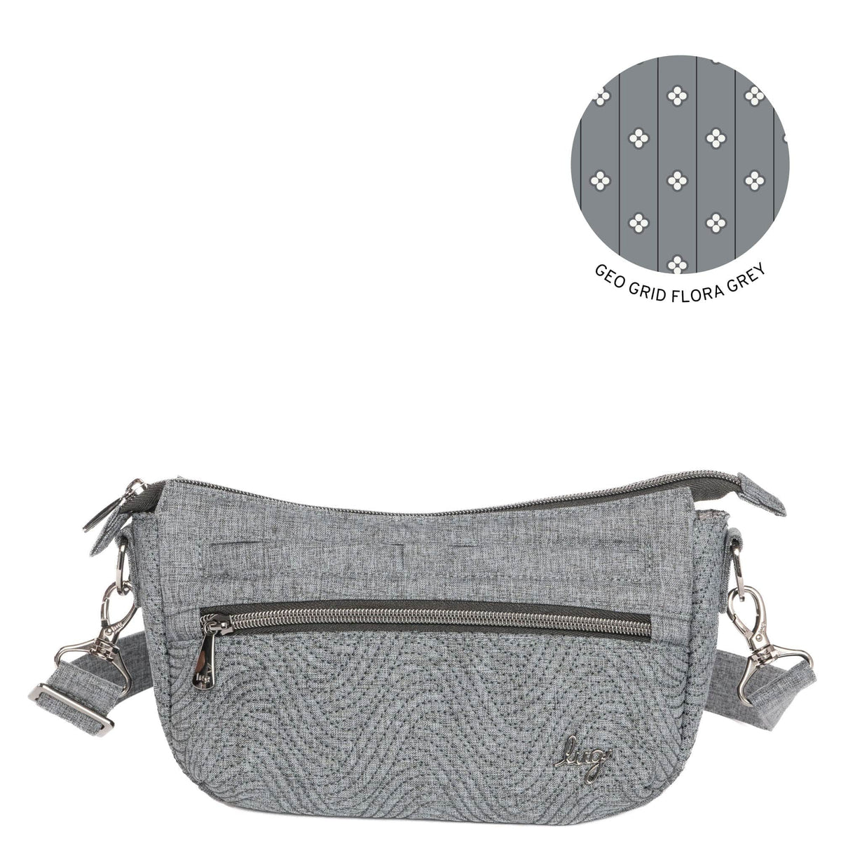 Dash Classic Crossbody - HEATHER GREY - Dash_HeatherGrey