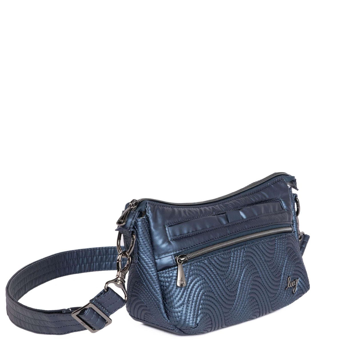 Dash Classic Crossbody - METALLIC INDIGO - Dash_MetallicIndigo_02