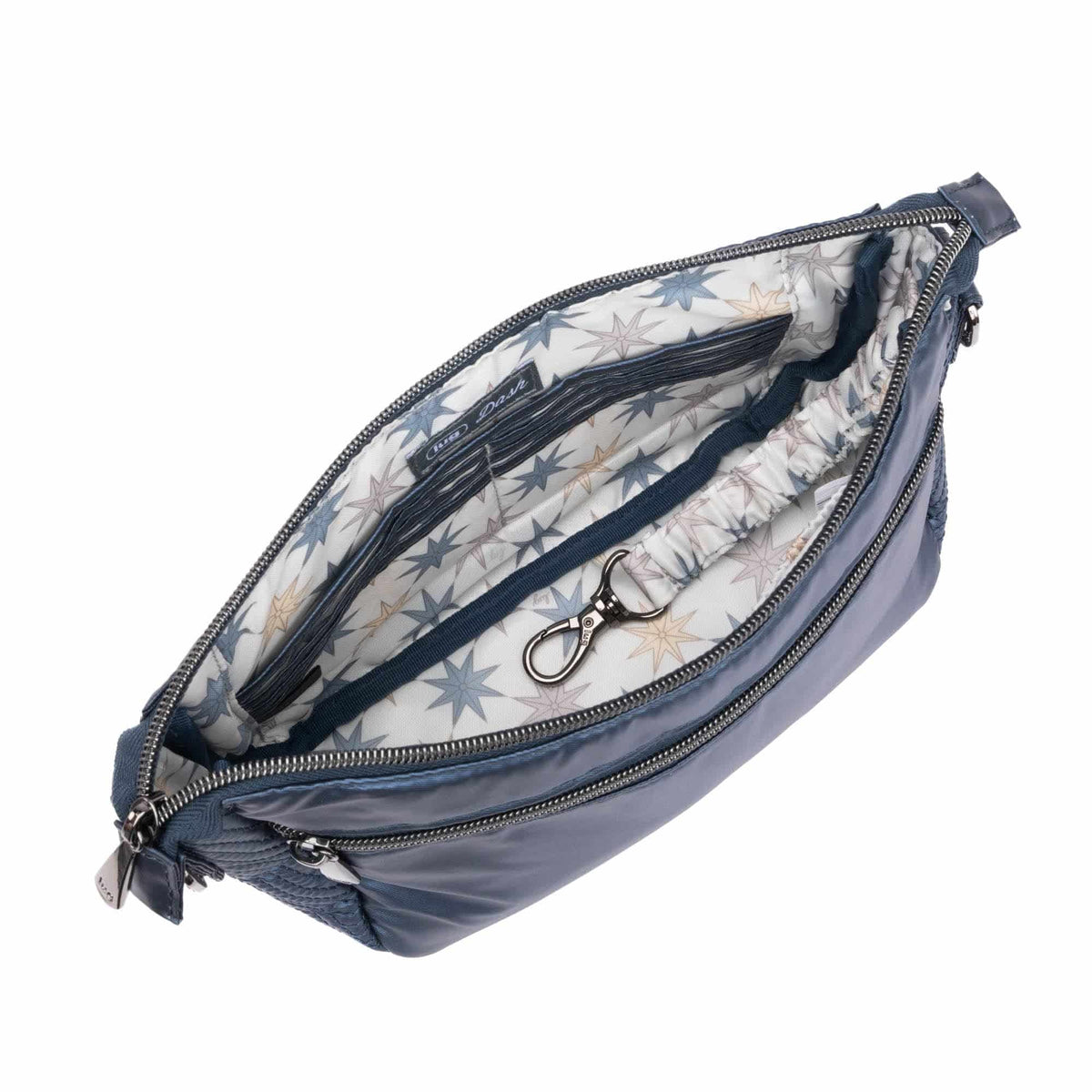 Dash Classic Crossbody - METALLIC INDIGO - Dash_MetallicIndigo_05