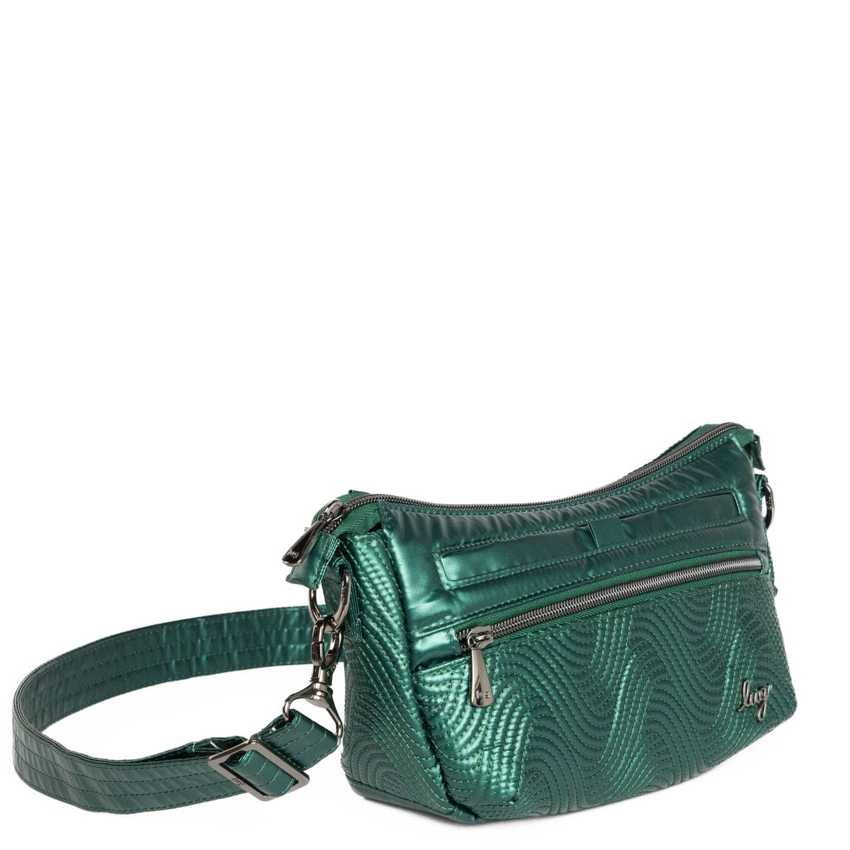 Dash Classic Crossbody - METALLIC WICKEDLY GREEN - Dash_MetallicWickedlyGreen_02