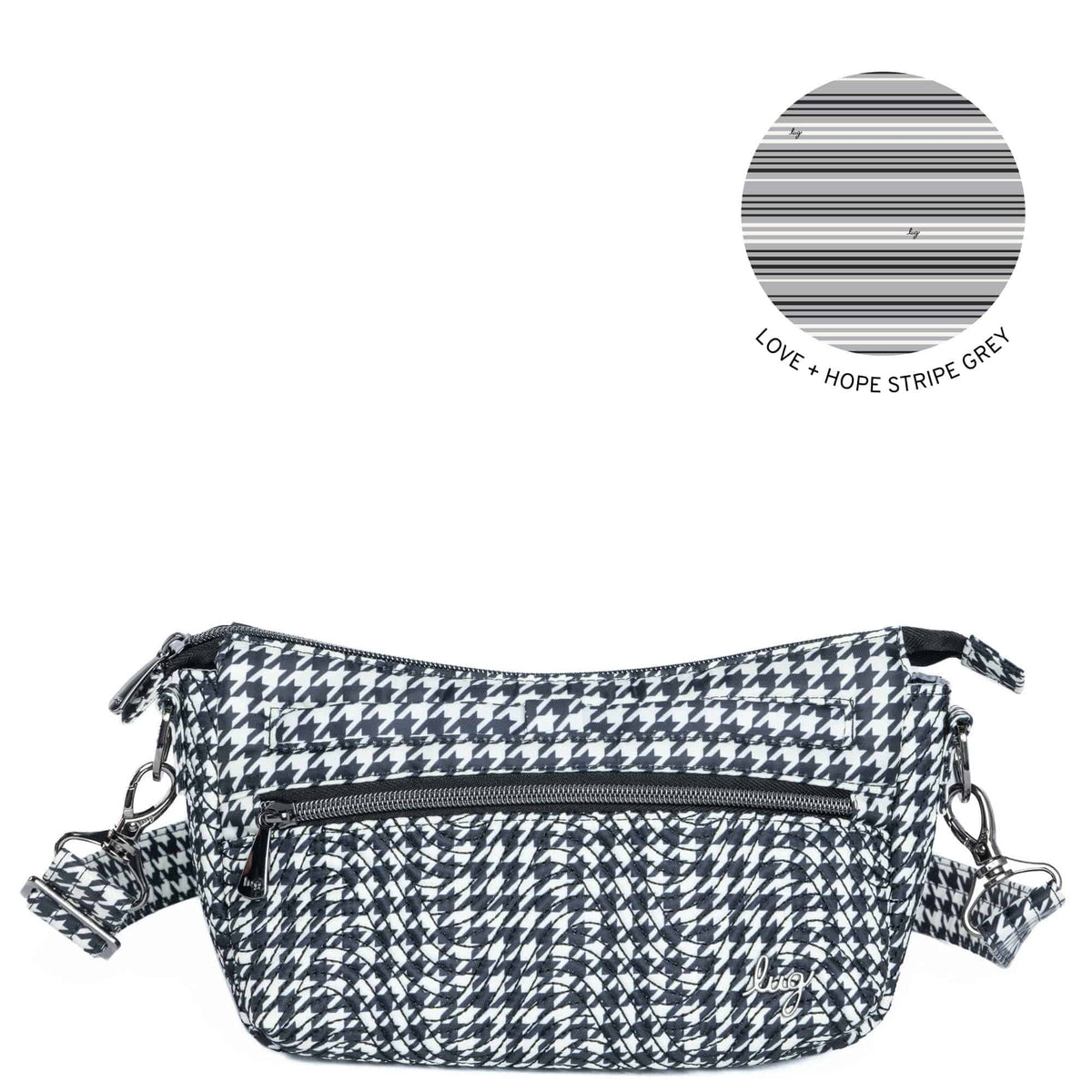 Dash Classic Crossbody - MICRO HOUNDSTOOTH - Dash_MicroHoundstooth