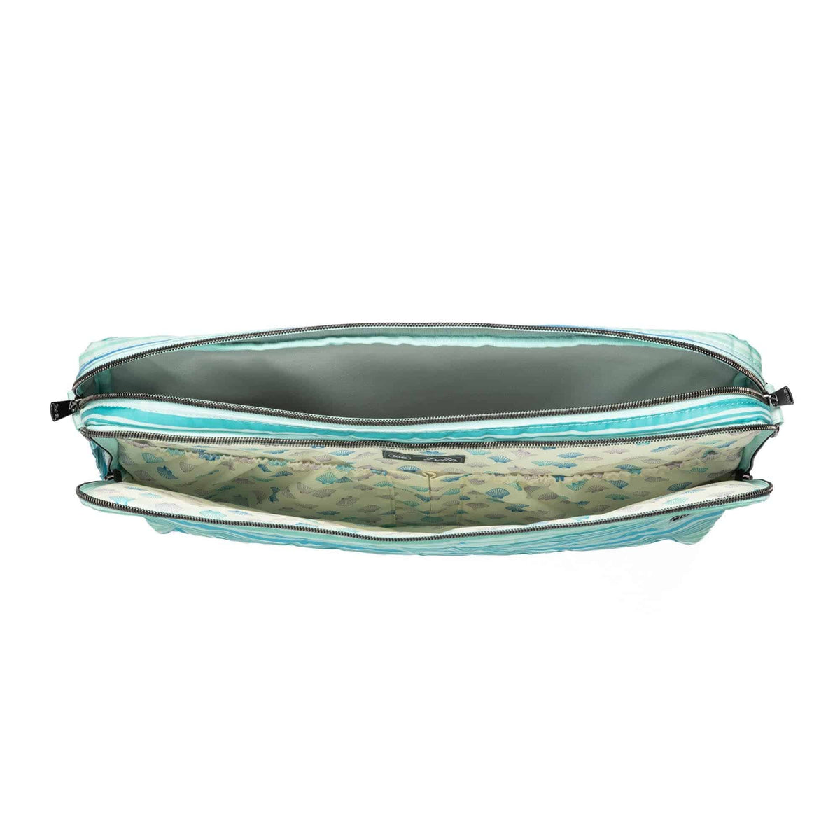 Delta 17&quot; Laptop Case - LOVE WAVES AQUA - Delta_17in_LovewavesAqua_04