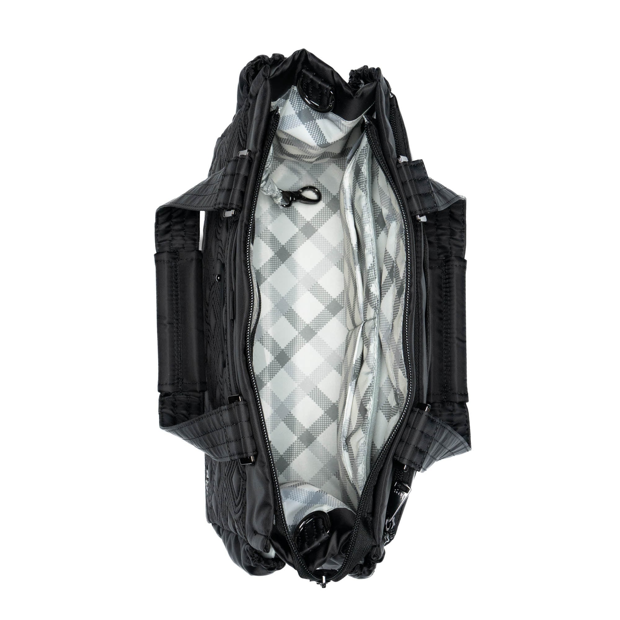 Dilly Dally Convertible Tote Bag - BLACK - DillyDally_Black_05