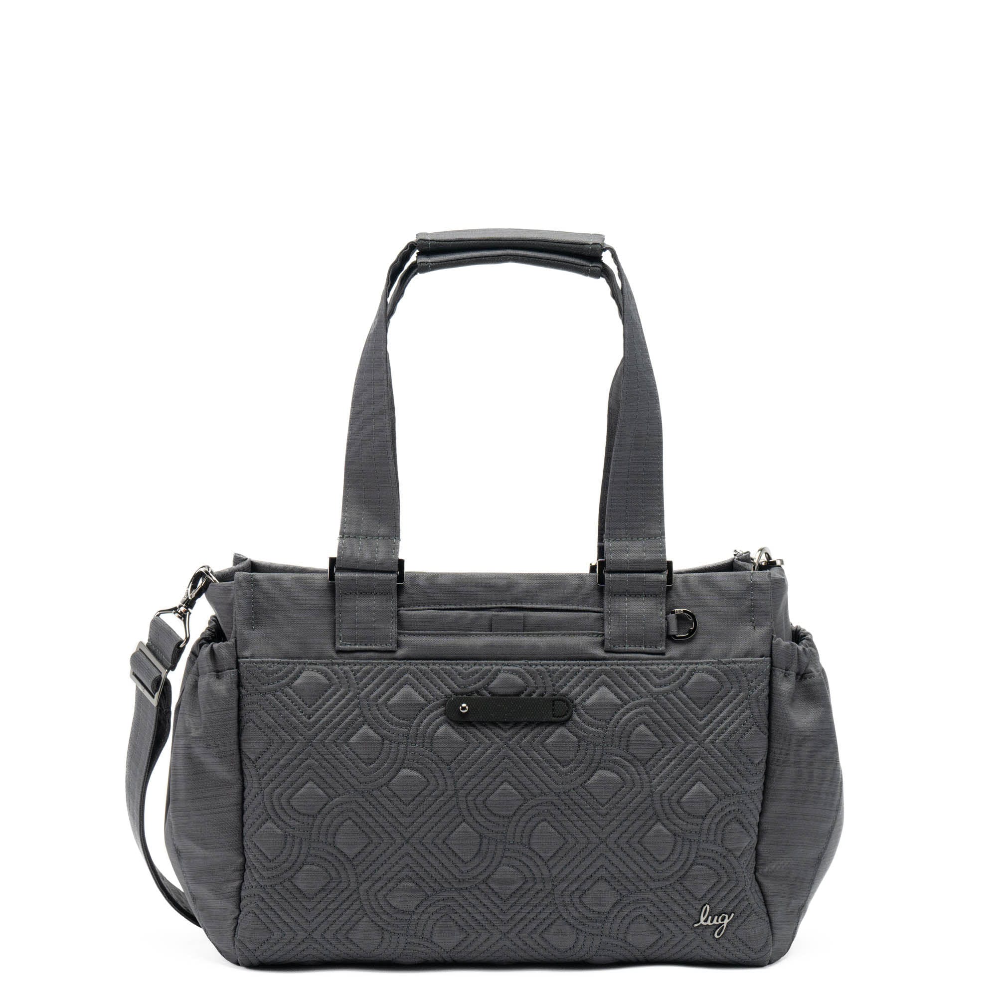 Dilly Dally Convertible Tote Bag - BRUSHED GREY - DillyDally_BrushedGrey_01