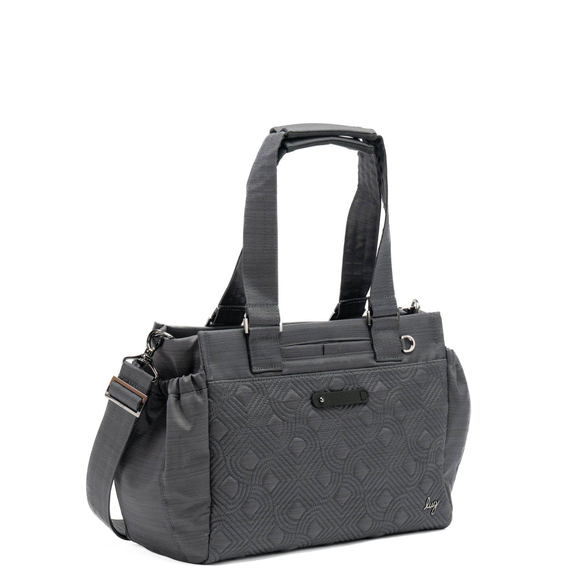 Dilly Dally Convertible Tote Bag - BRUSHED GREY - DillyDally_BrushedGrey_02