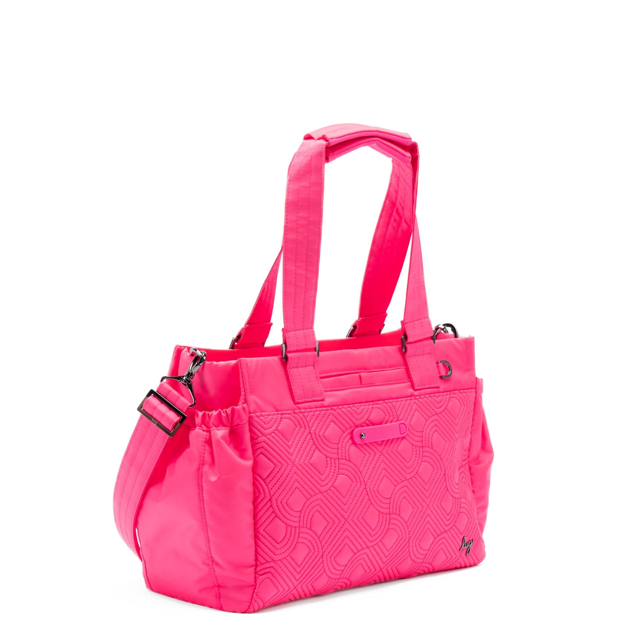 Dilly Dally Convertible Tote Bag - MAGENTA - DillyDally_Magenta_02
