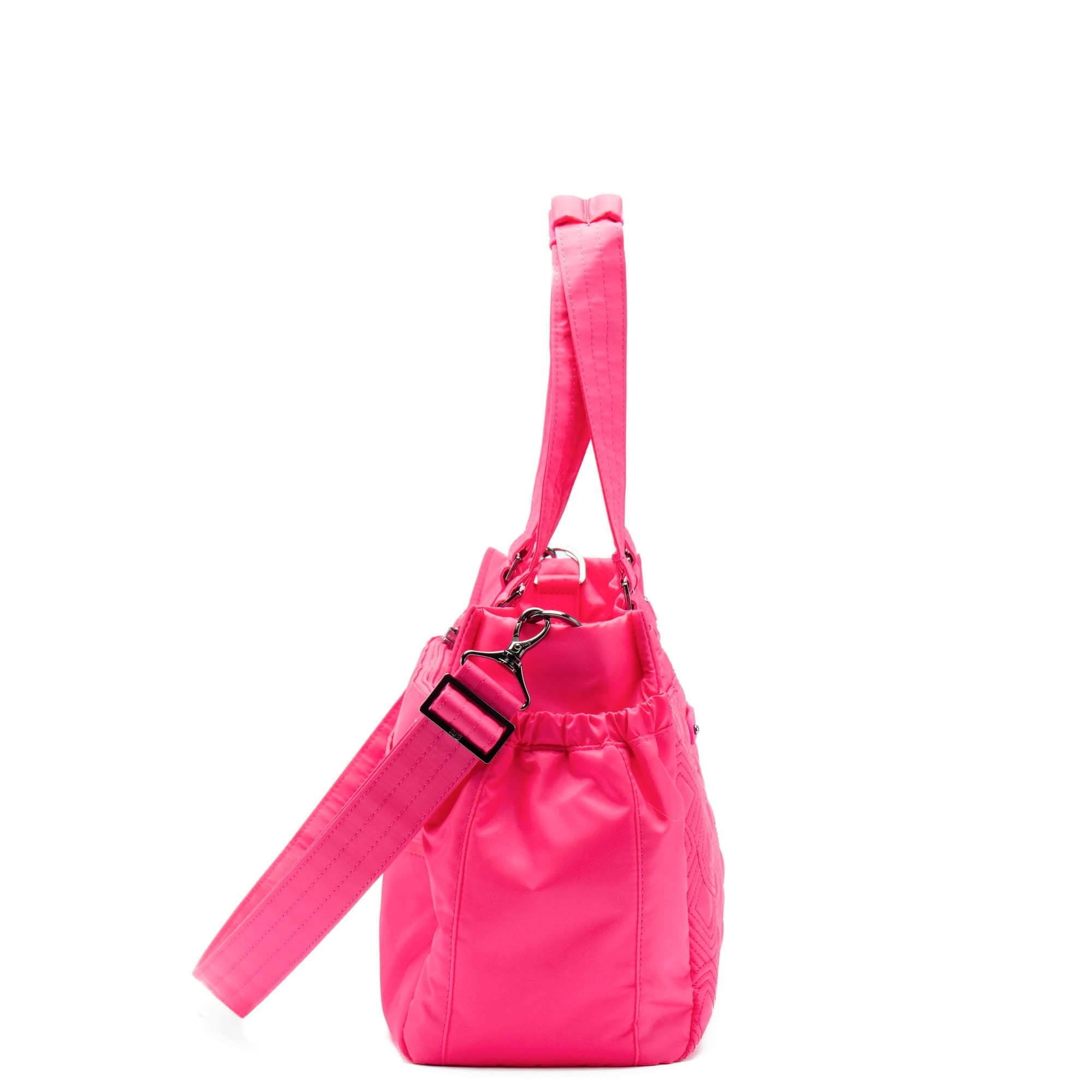 Dilly Dally Convertible Tote Bag - MAGENTA - DillyDally_Magenta_03