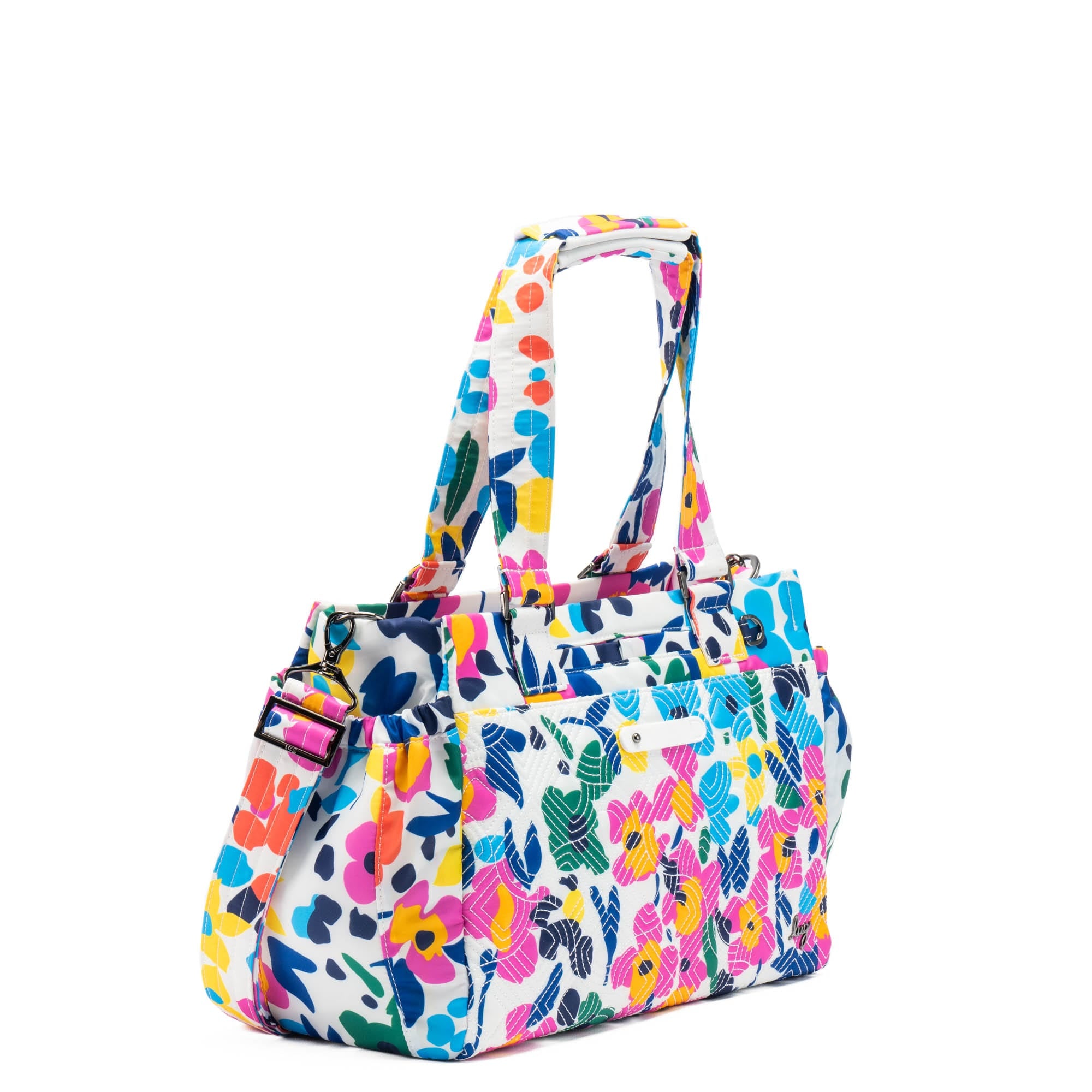 Dilly Dally Convertible Tote Bag - WILDFLOWER BRIGHTS - DillyDally_WildflowerBrights_02