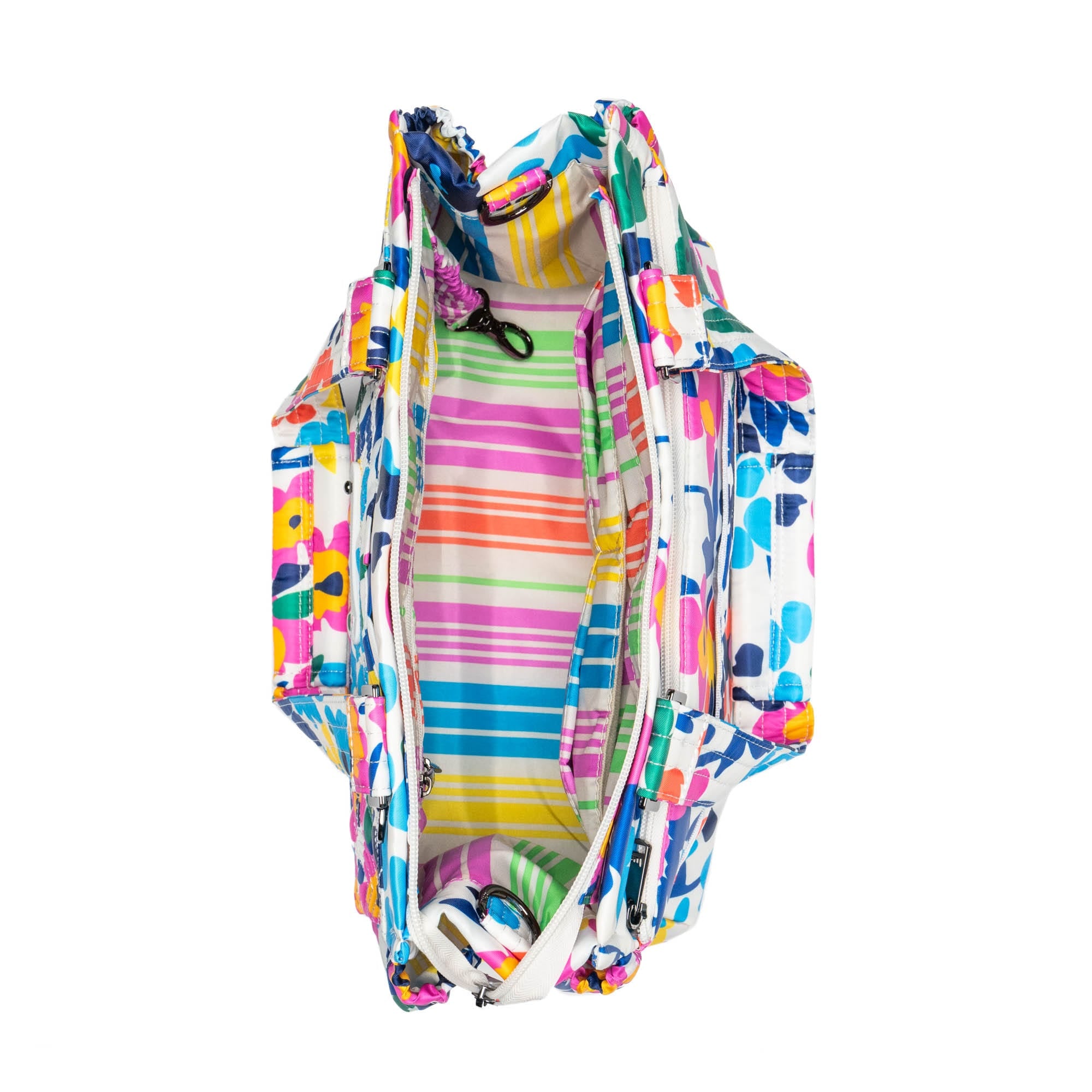 Dilly Dally Convertible Tote Bag - WILDFLOWER BRIGHTS - DillyDally_WildflowerBrights_05