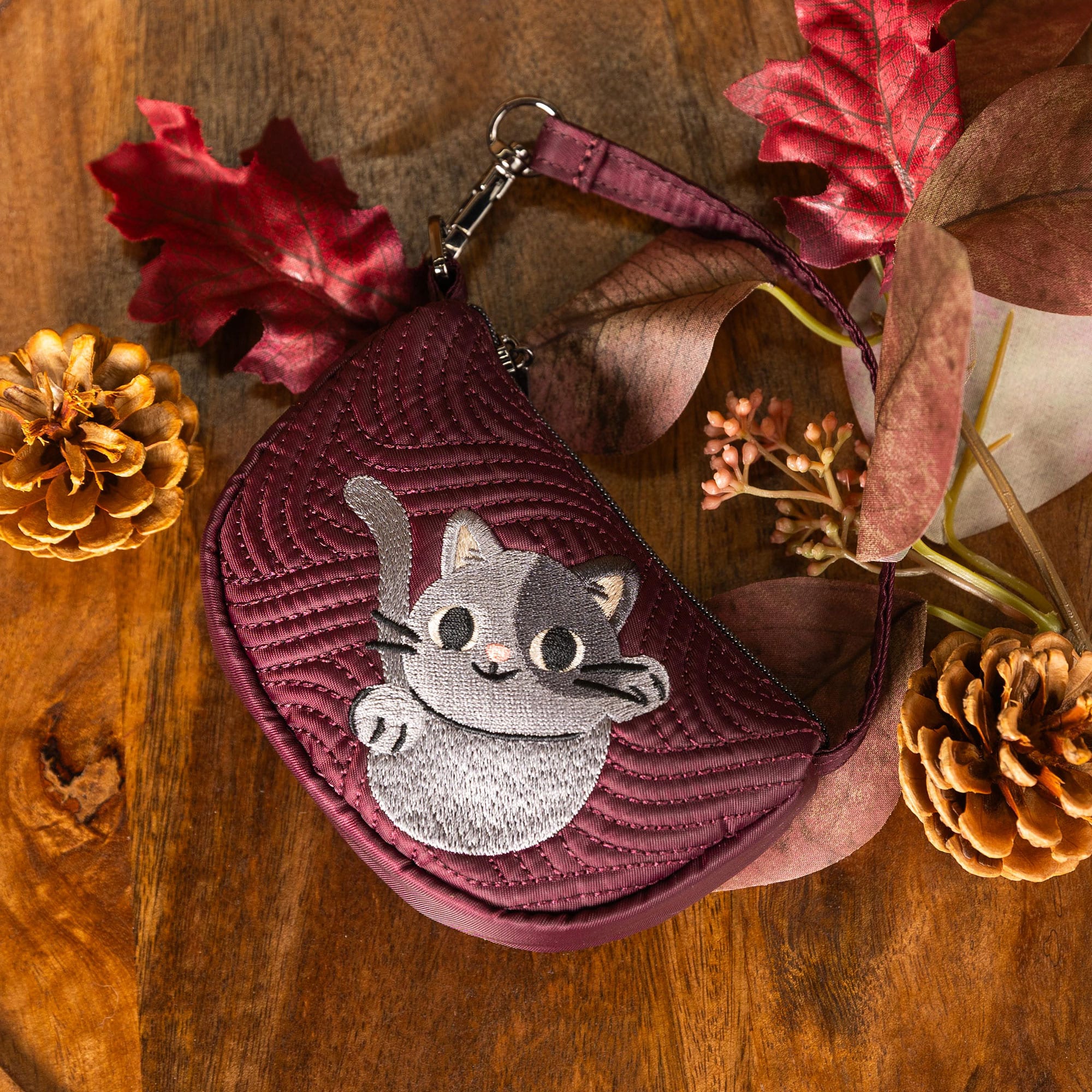 Embroidered Disco Pouch - - DiscoEmbroidered_Hover