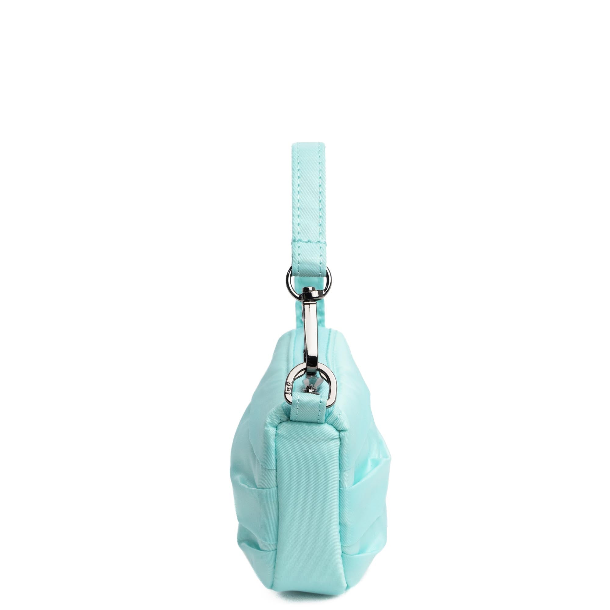 Disco Pleated Pouch - AQUAMARINE BLUE - Disco_Aquamarine_03_52d0d77d-3a9a-4d1c-9ed2-1e68a303c20f