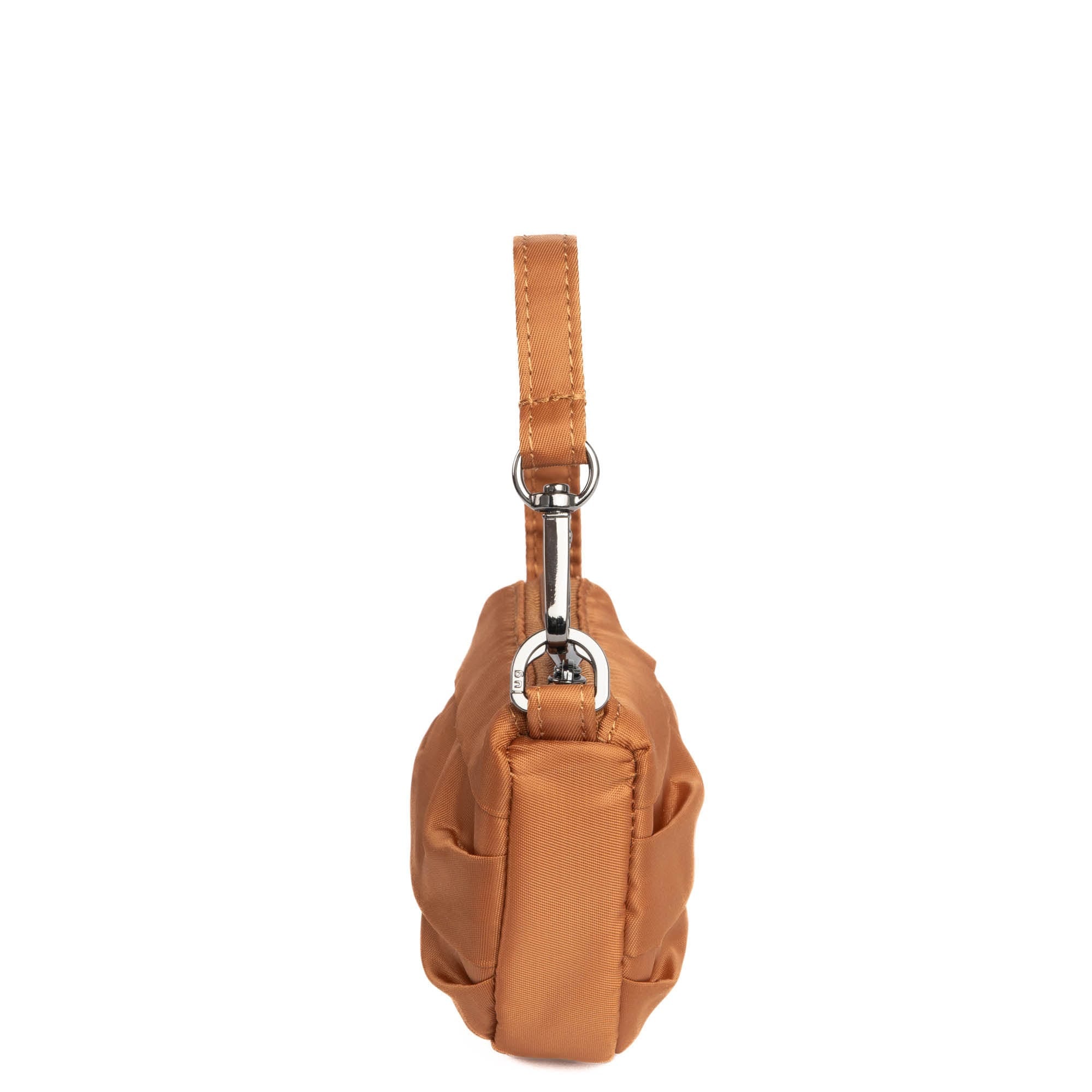 Disco Pleated Pouch - CAPPUCCINO - Disco_Cappuccino_03_4721fa2d-1bf9-47bf-82ad-cc935a02561a