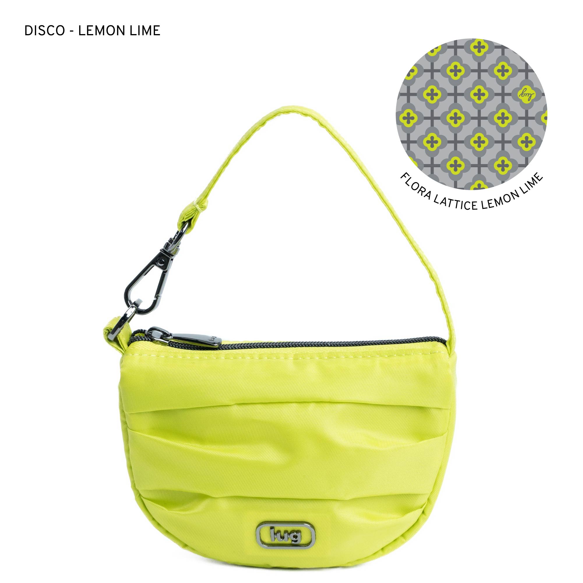 Disco Pleated Pouch - LEMON LIME - Disco_LemonLime_6d94a2da-dfd0-4dd8-ad93-74905f5b8dd6