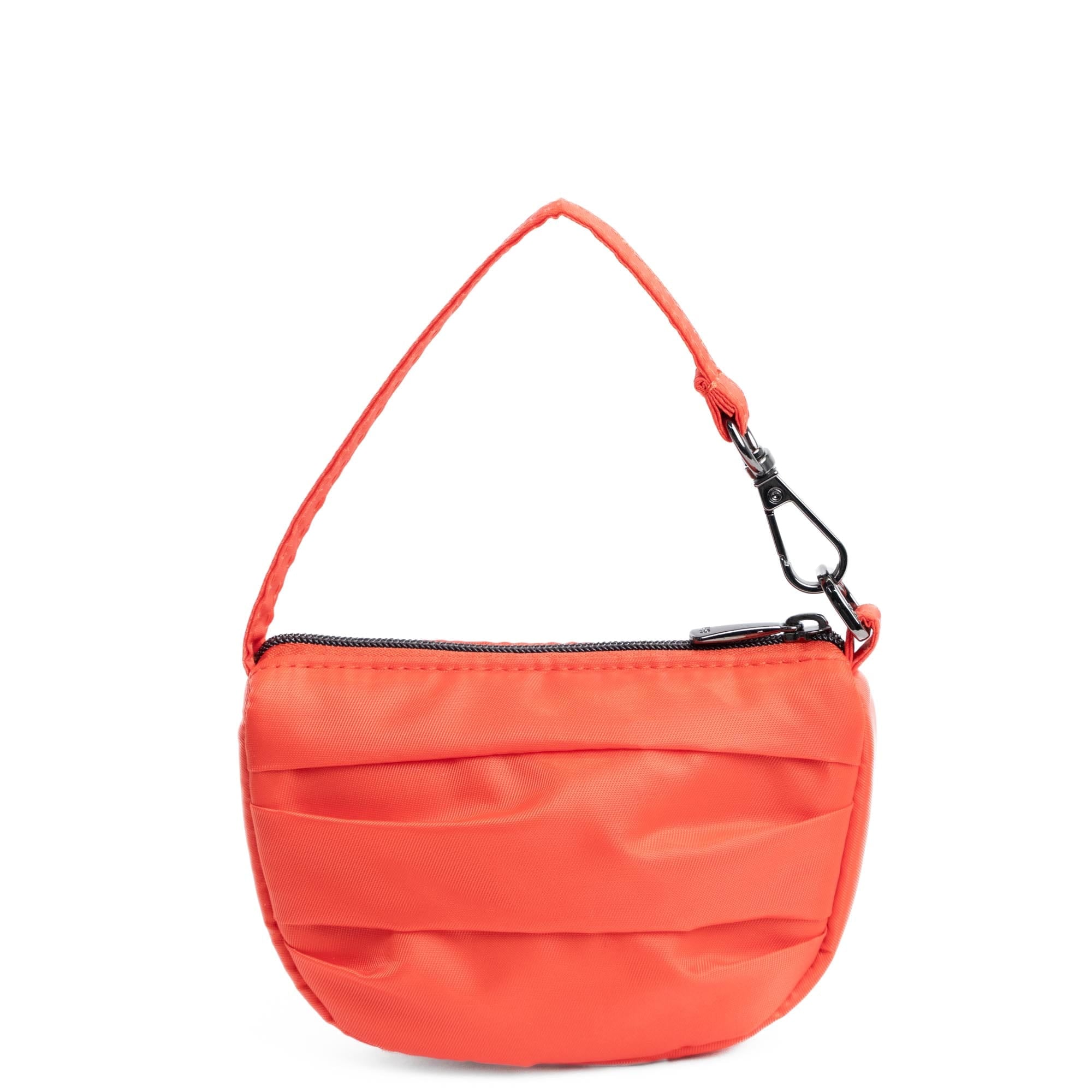 Disco Pleated Pouch - PAPAYA - Disco_Papaya_04_e0f9c694-c680-482a-9f8f-d154d82c24f8