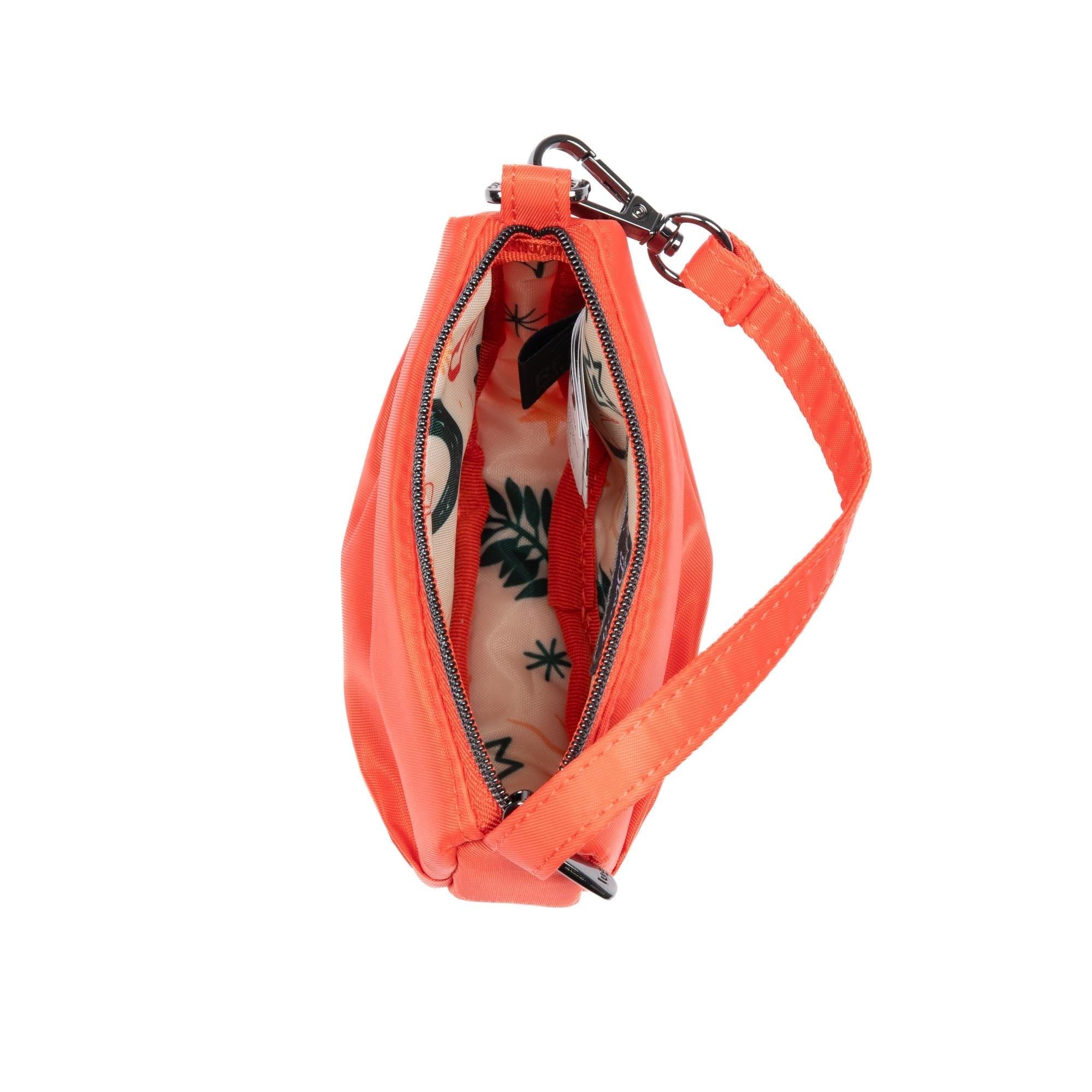 Disco Pleated Pouch - PAPAYA - Disco_Papaya_05_2ed0725a-7818-41d6-8b54-456e7ee7a236