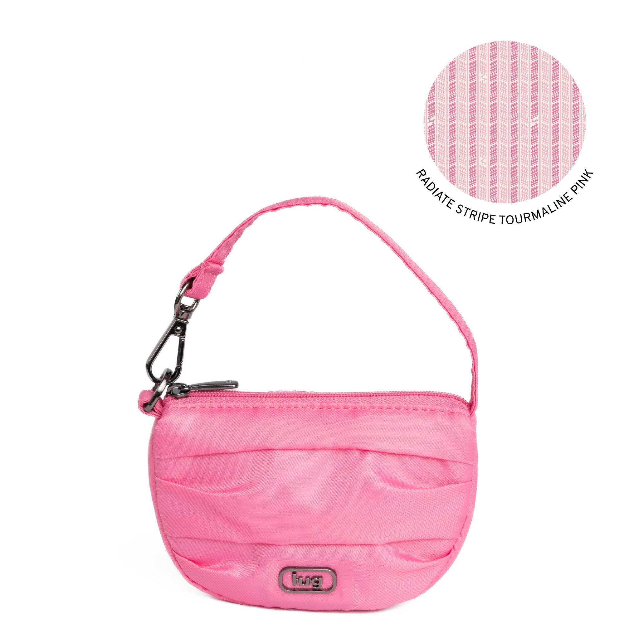 Disco Pleated Pouch - PERFECTLY PINK - Disco_PerfectlyPink_09d4cacc-d1a1-4094-ad1e-970815e4d65f