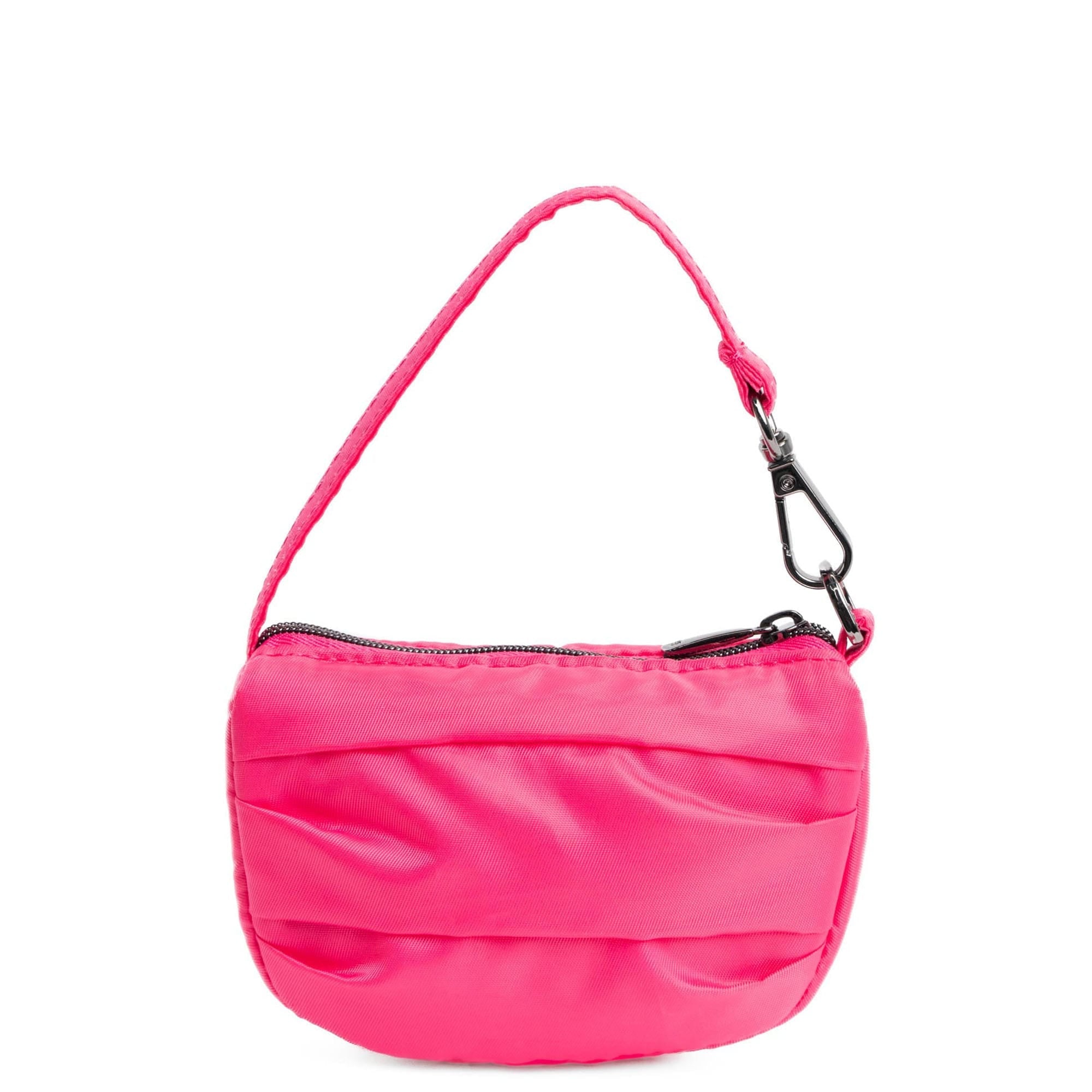 Disco Pleated Pouch - POWERFUL PINK - Disco_PowerfulPink_04_0973e145-6cb7-4316-bebd-1914b6c13d9e