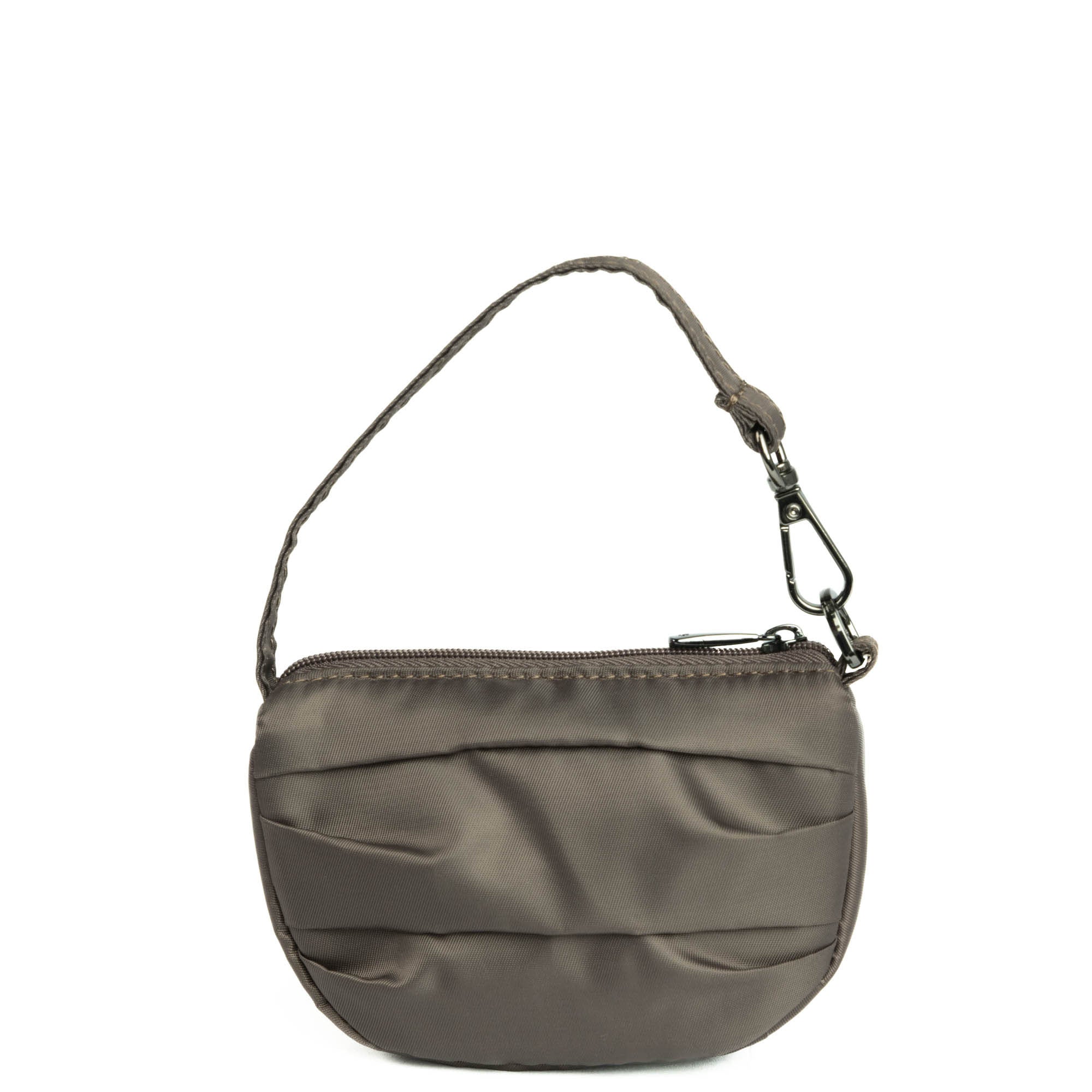 Disco Pleated Pouch - WALNUT BROWN - Disco_Walnut_04_702a8eac-8f40-4a3f-914d-709b79221f42