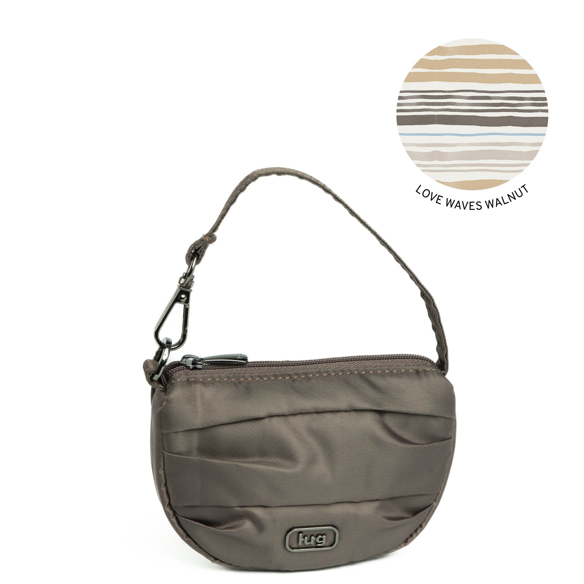Disco Pleated Pouch - WALNUT BROWN - Disco_Walnut_1b0fab04-4750-4e15-a31f-eca76ede690d