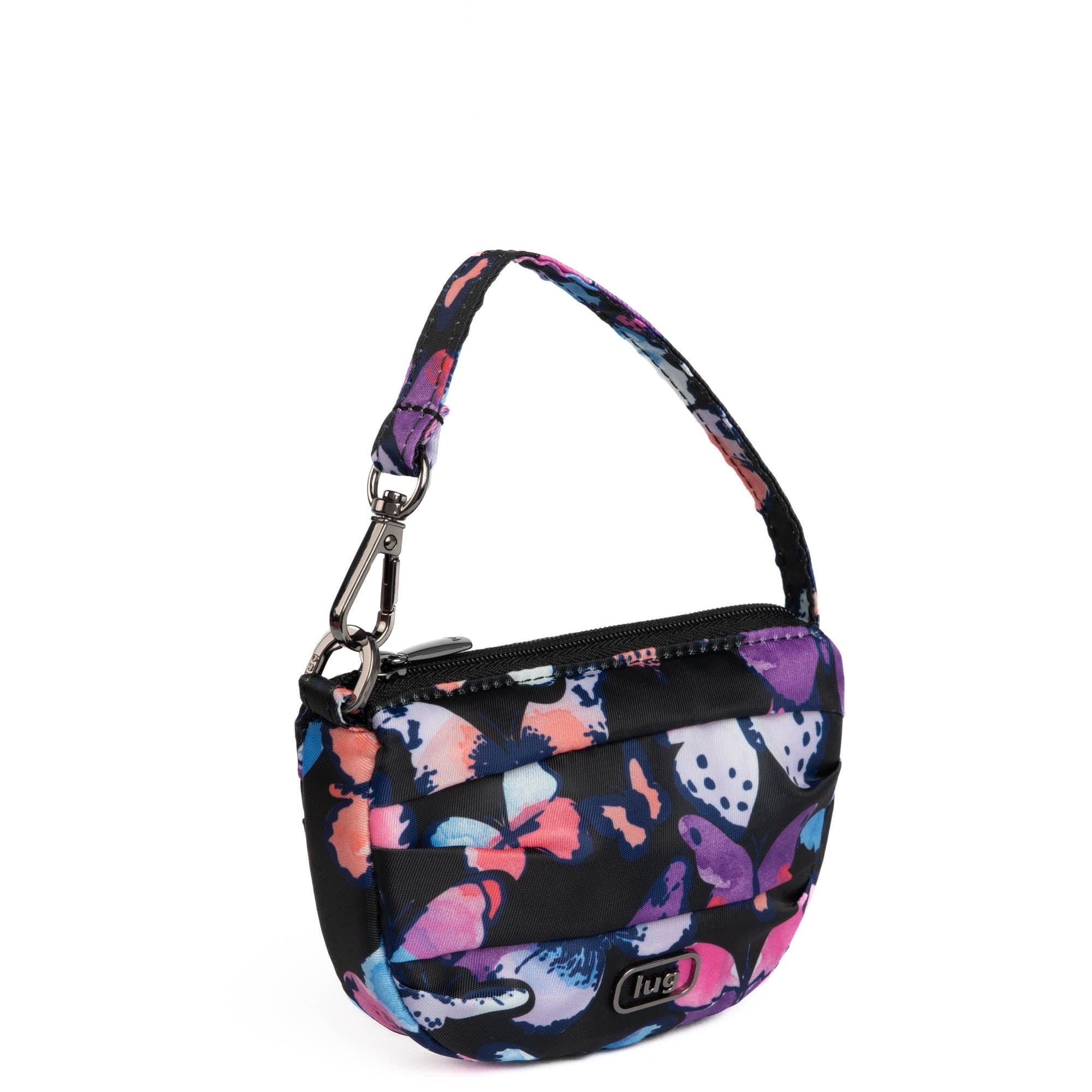 Disco Pleated Pouch - WATERCOLOR BUTTERFLIES - Disco_WatercolourButterflies_02_b388cb47-d68b-4b66-89a2-d4d5e8a02138