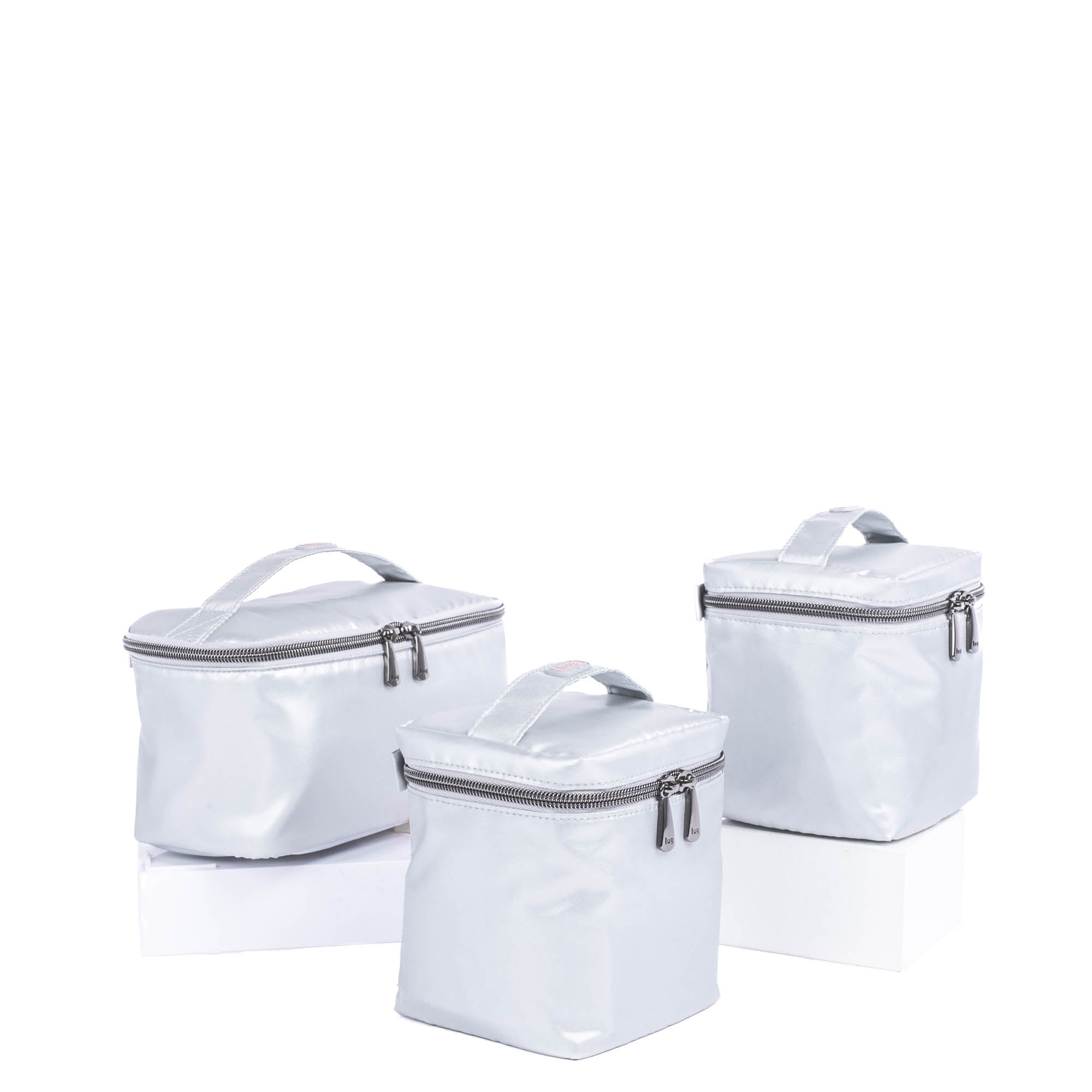 Dolly Short SE & Box Top 2pc Duo - METALLIC SILVER - DollyShort_2BoxTops_MetallicSilver_02