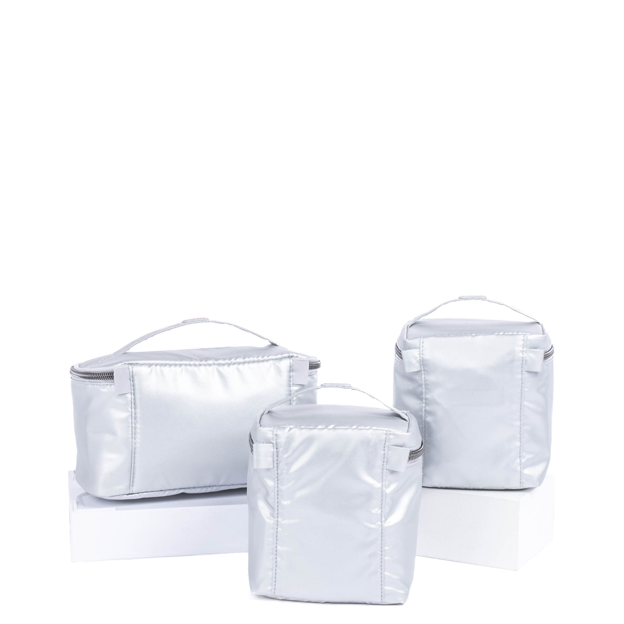 Dolly Short SE & Box Top 2pc Duo - METALLIC SILVER - DollyShort_2BoxTops_MetallicSilver_04