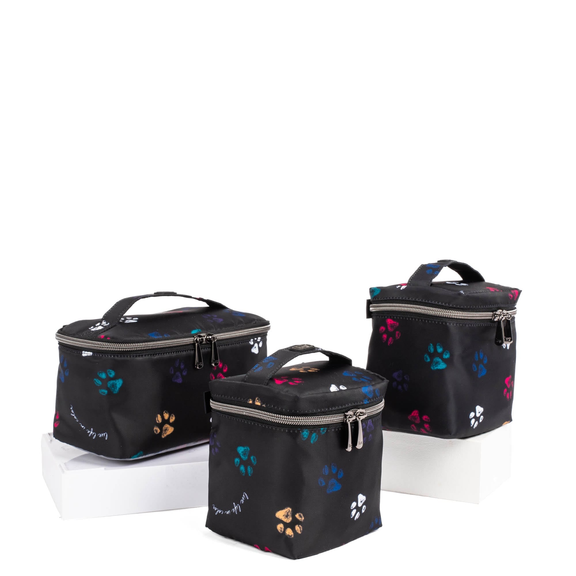 Dolly Short SE & Box Top 2pc Duo - PAWS BLACK - DollyShort_2BoxTops_PawsBlack_02