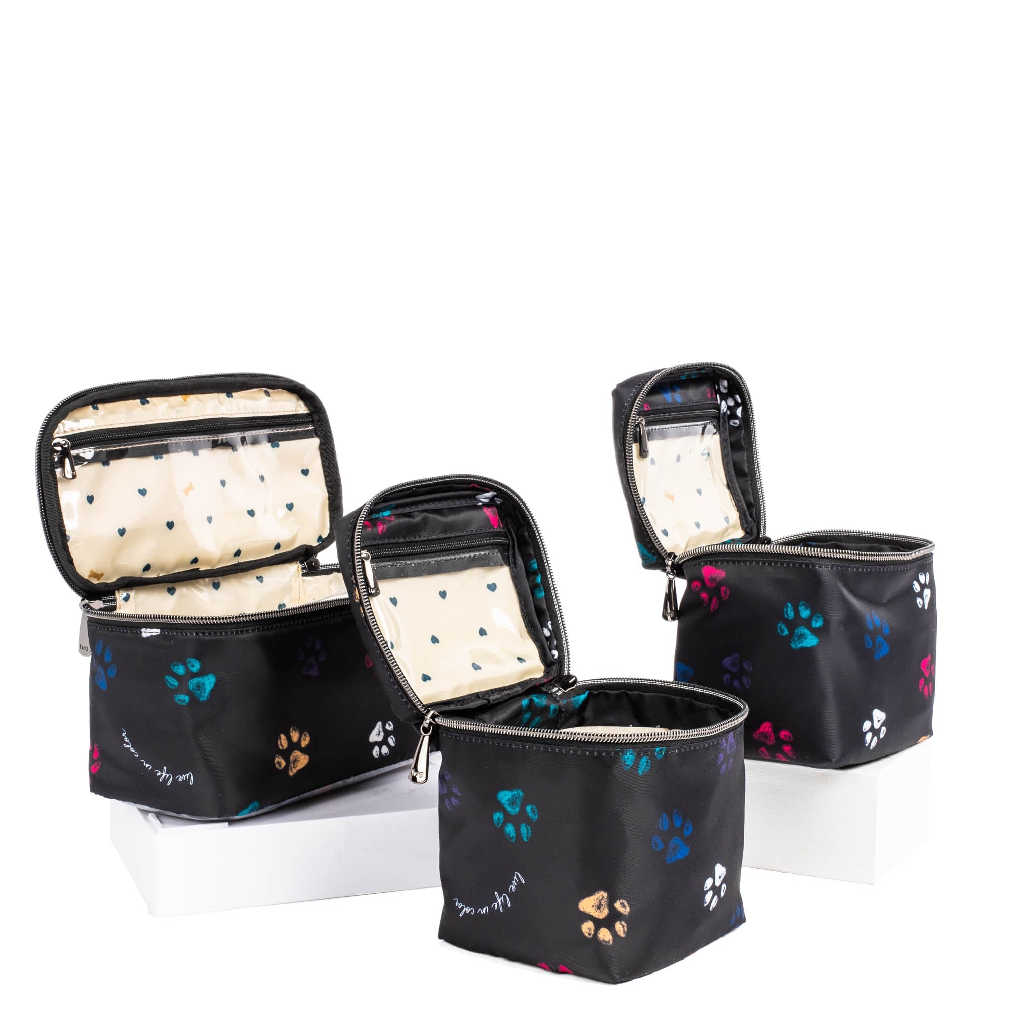 Dolly Short SE & Box Top 2pc Duo - PAWS BLACK - DollyShort_2BoxTops_PawsBlack_03