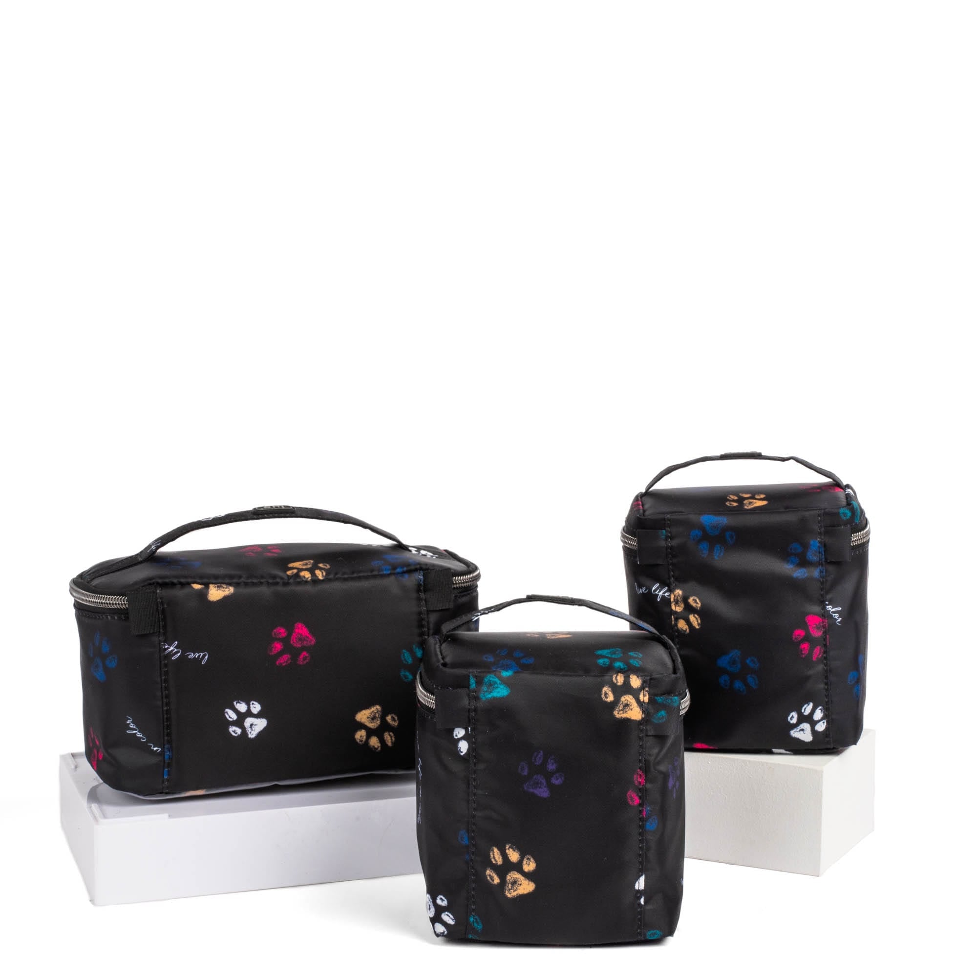 Dolly Short SE & Box Top 2pc Duo - PAWS BLACK - DollyShort_2BoxTops_PawsBlack_04