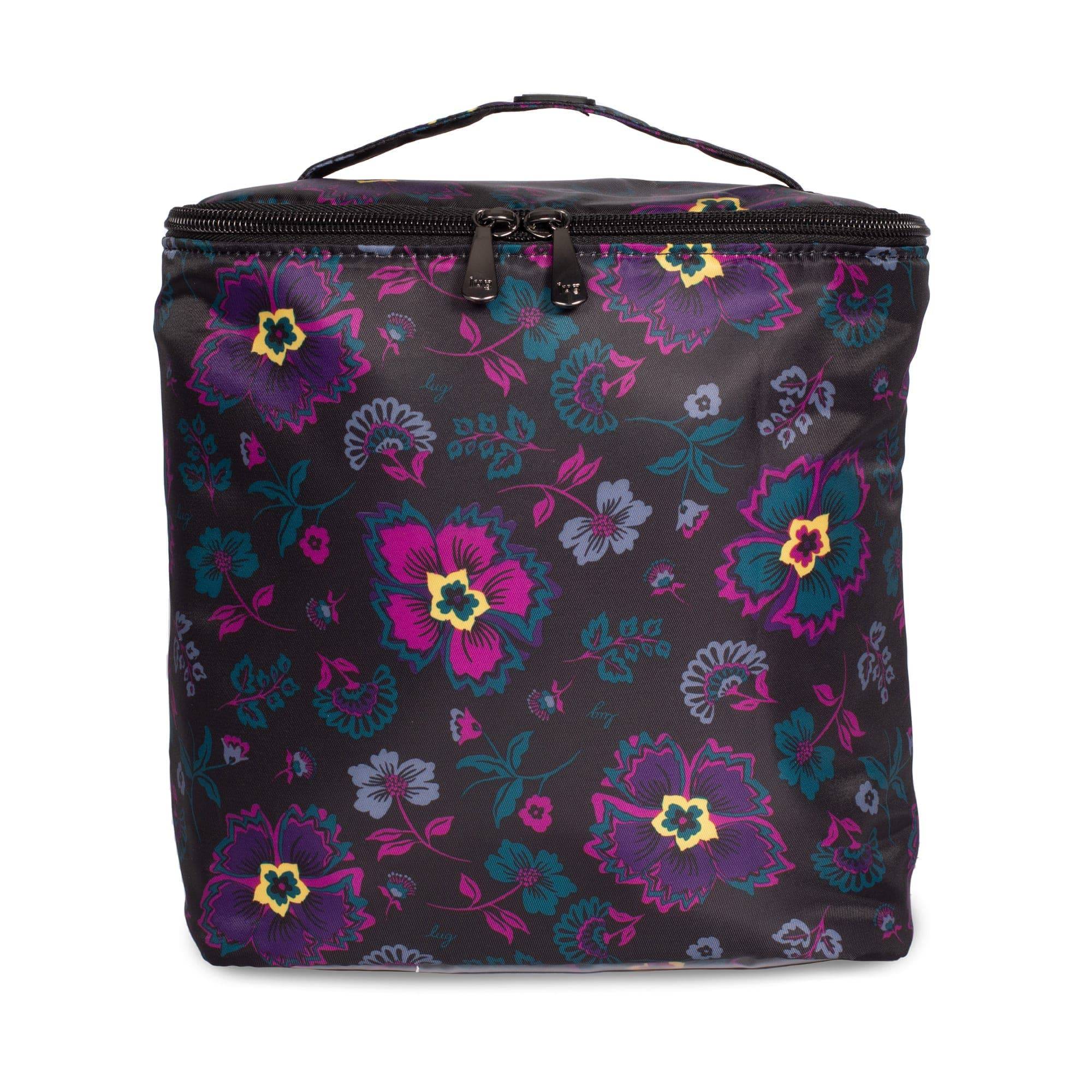 Dolly Cosmetic Case - BOHO FLORAL BLACK - Dolly_BohoFloralBlack_01