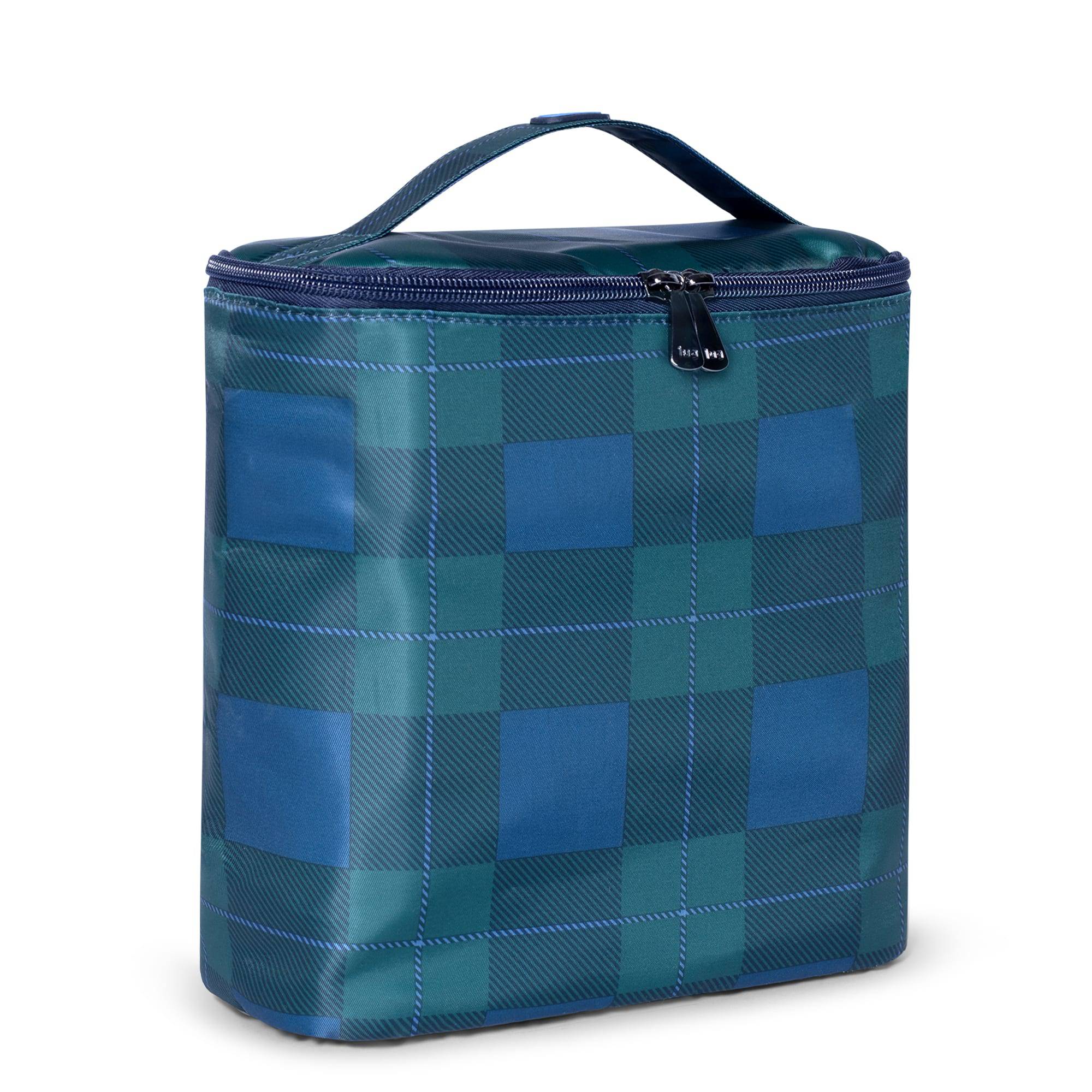 Dolly Cosmetic Case - POP PLAID NAVY - Dolly_FlannelPlaidNavy_02