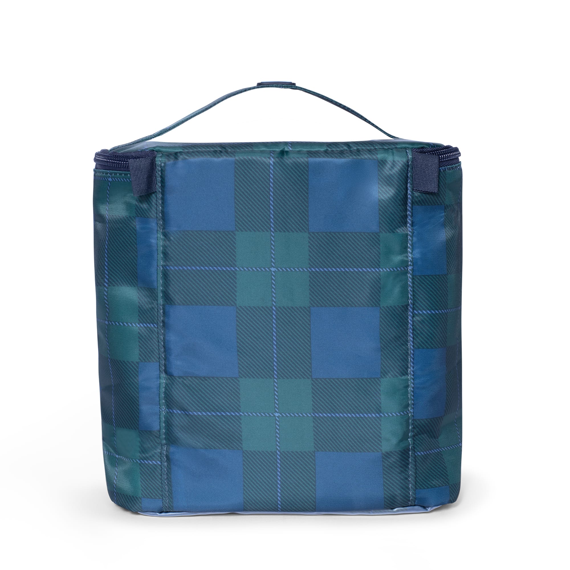 Dolly Cosmetic Case - POP PLAID NAVY - Dolly_FlannelPlaidNavy_04