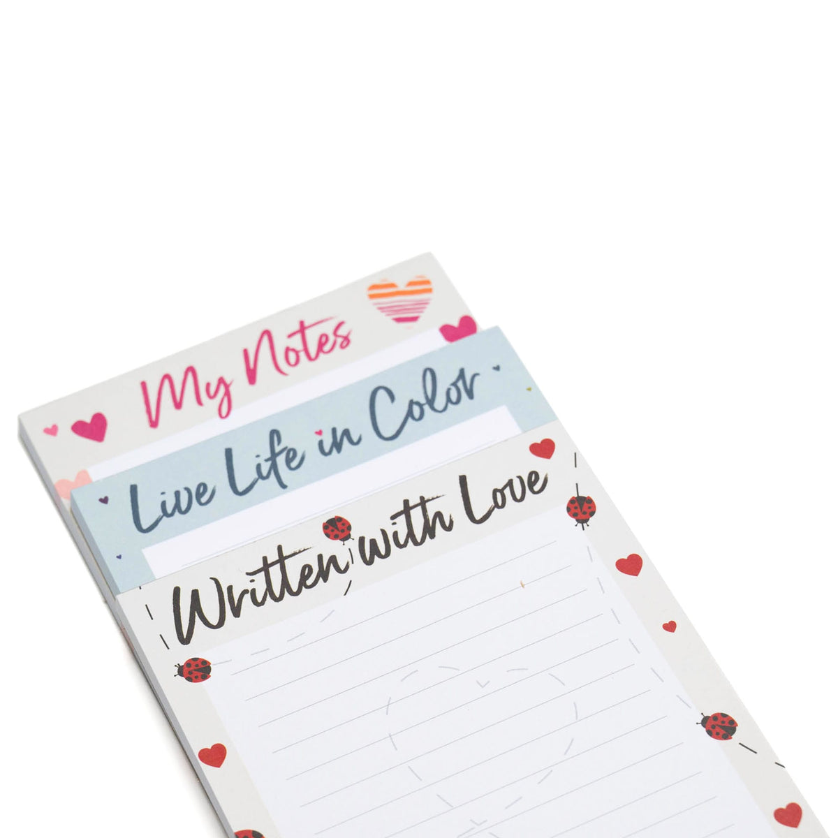 Doodle Notepad 3pk - 4.25&quot; x 6.5&quot; - LUG LOVE - Doodle_Notepad3pk_85x55_LoveLove_04