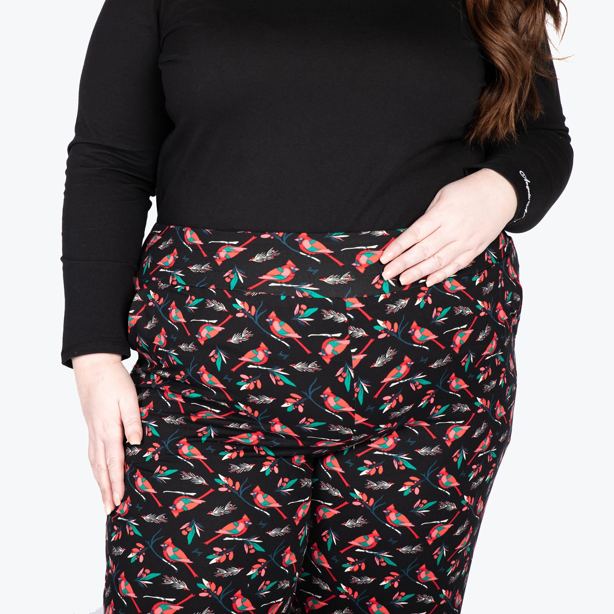 Dory Wide Leg Pants - CARDINALS BLACK - DoryBottom_CardinalsBlack_02