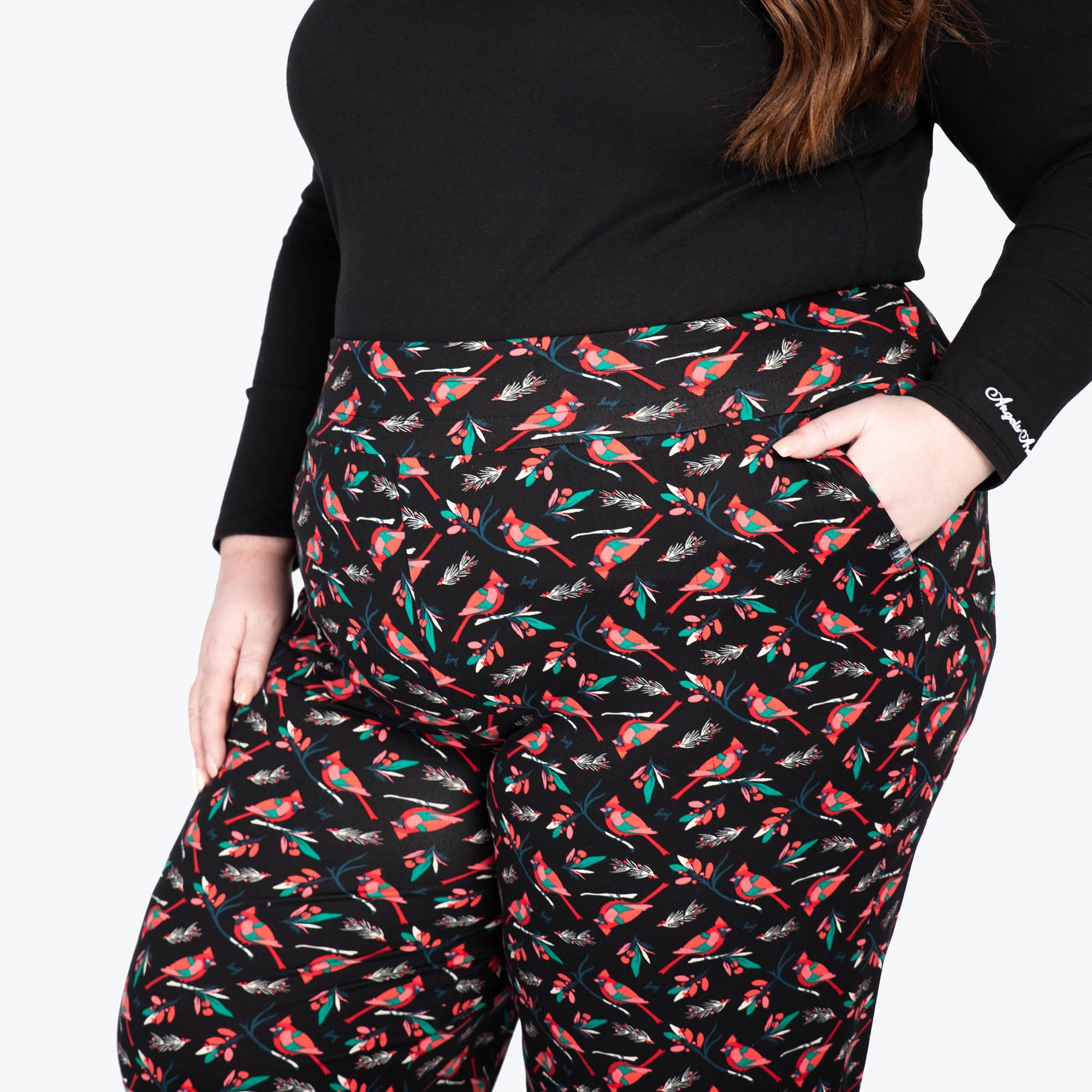 Dory Wide Leg Pants - CARDINALS BLACK - DoryBottom_CardinalsBlack_04