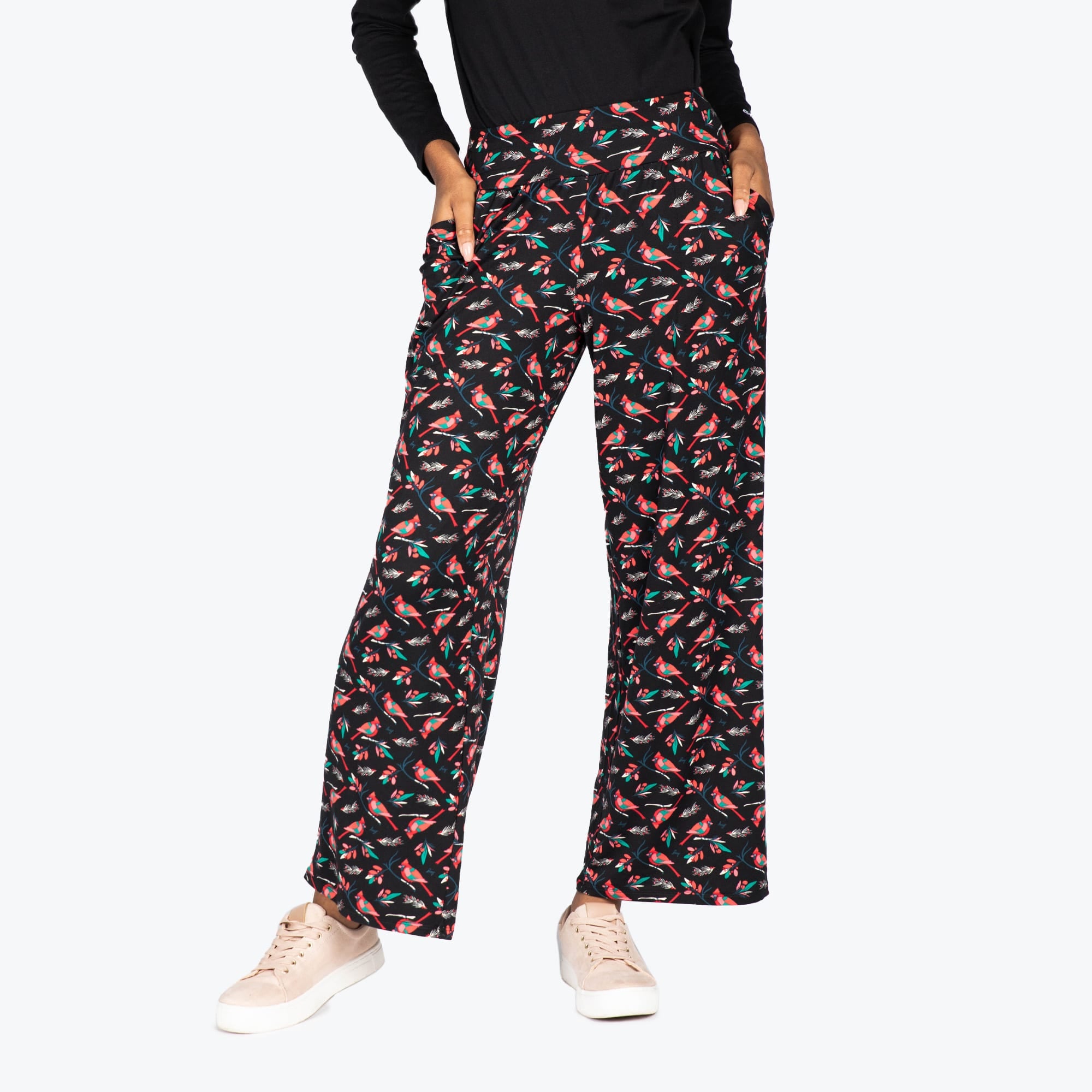 Dory Wide Leg Pants - CARDINALS BLACK - DoryBottom_CardinalsBlack_06