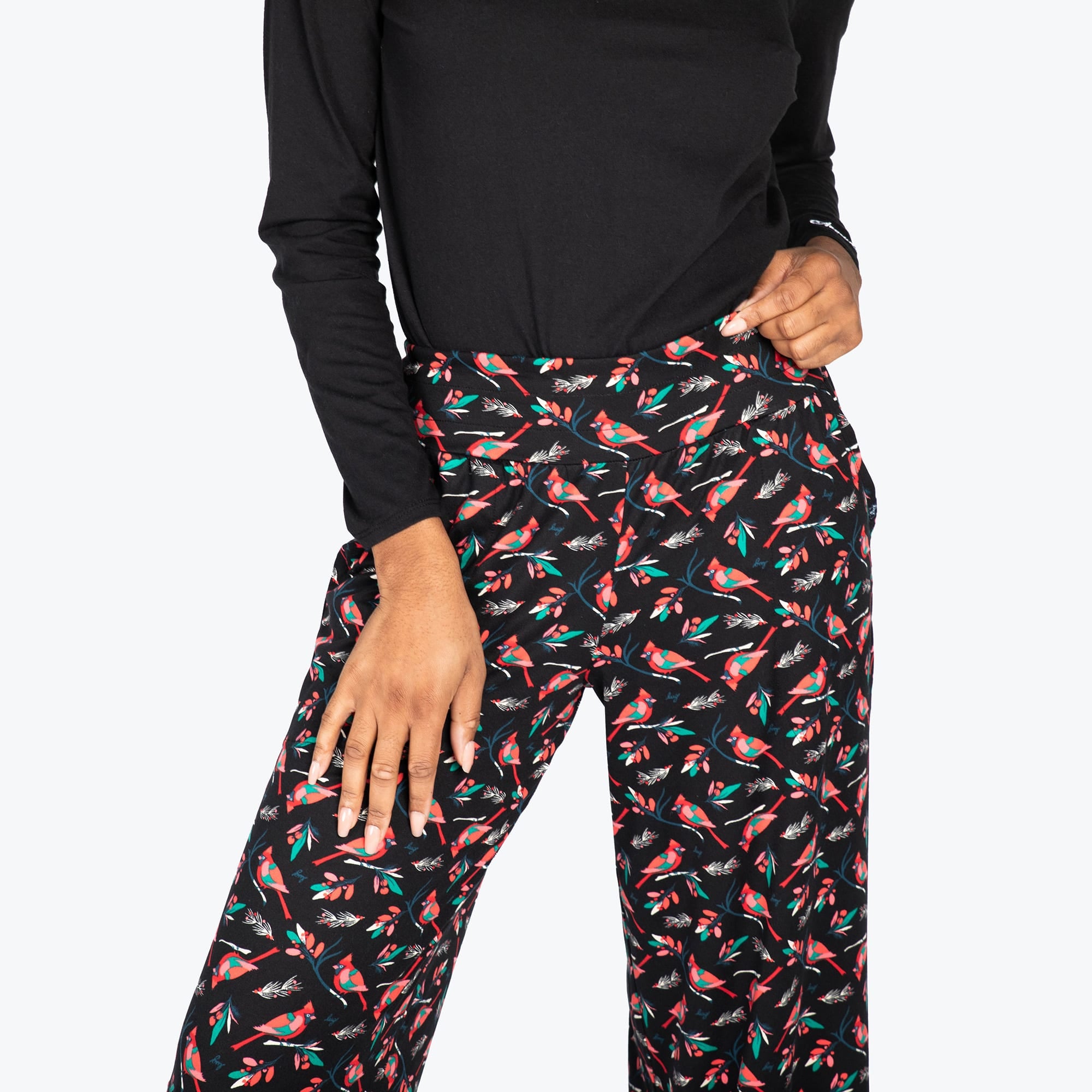 Dory Wide Leg Pants - CARDINALS BLACK - DoryBottom_CardinalsBlack_07