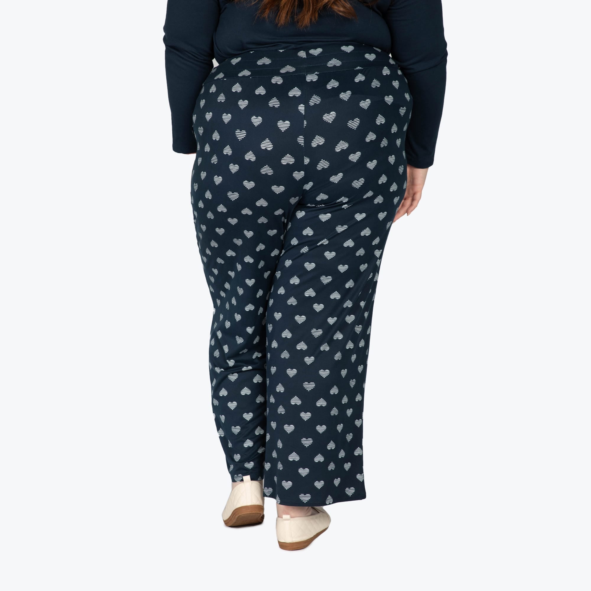 Dory Wide Leg Pants - HEARTS NAVY - DoryBottom_HeartsNavy_05