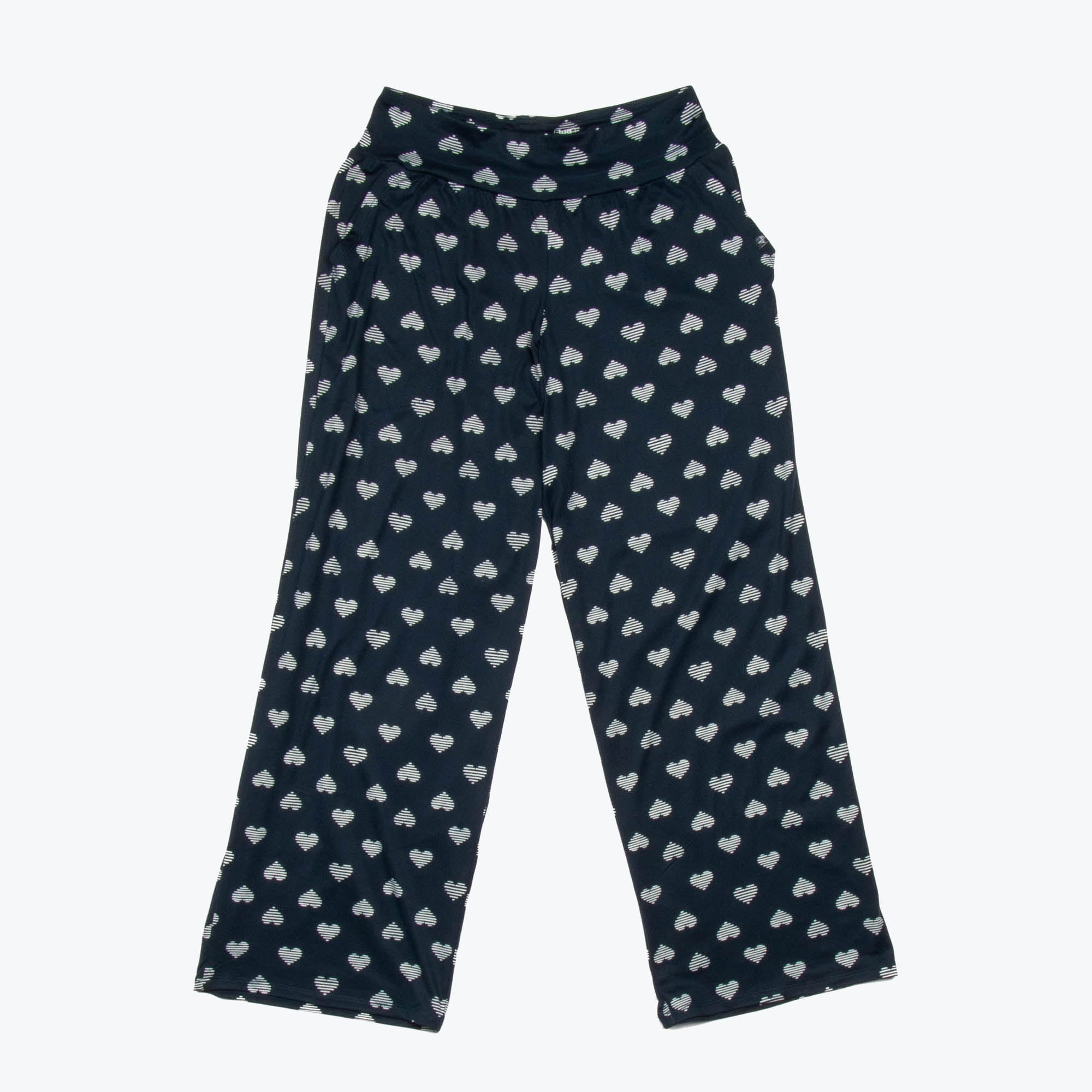 Dory Wide Leg Pants - HEARTS NAVY - DoryBottom_HeartsNavy_Flatlay