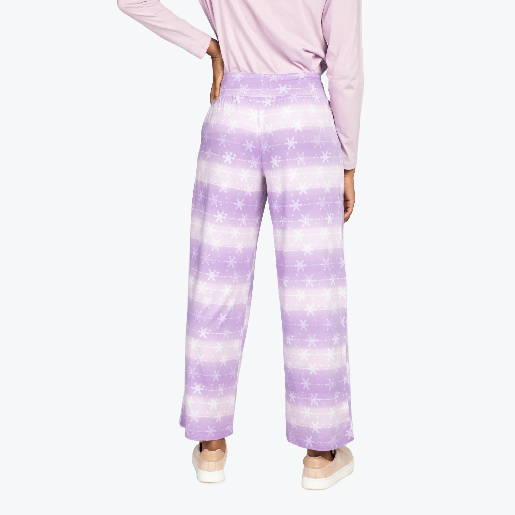 Dory Wide Leg Pants - SNOWFLAKE AMETHYST - DoryBottom_SnowflakeAmethyst_010