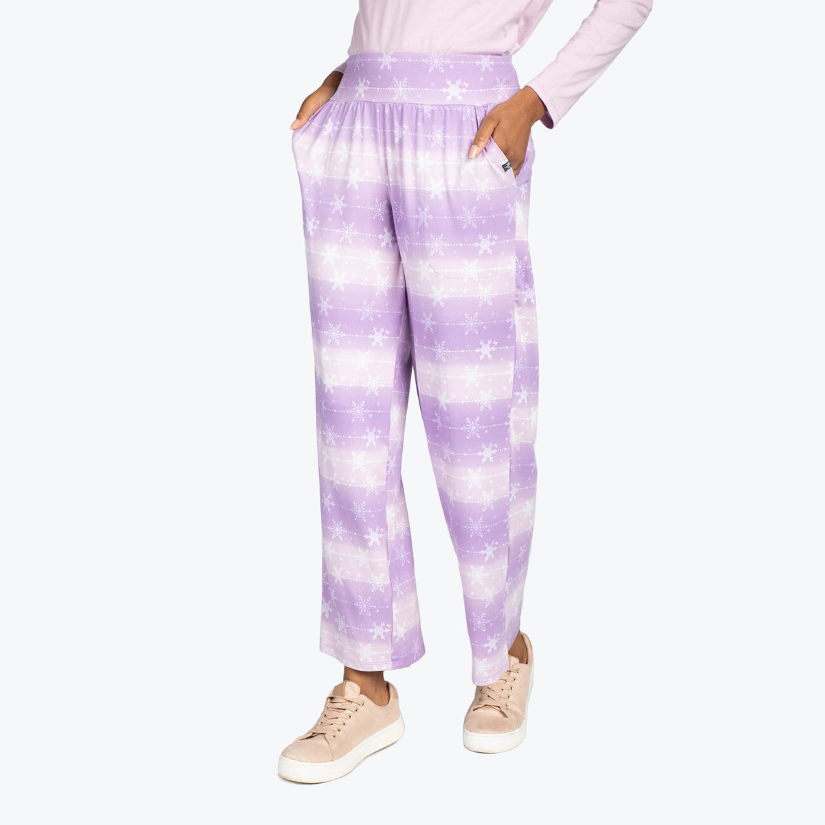 Dory Wide Leg Pants - SNOWFLAKE AMETHYST - DoryBottom_SnowflakeAmethyst_07