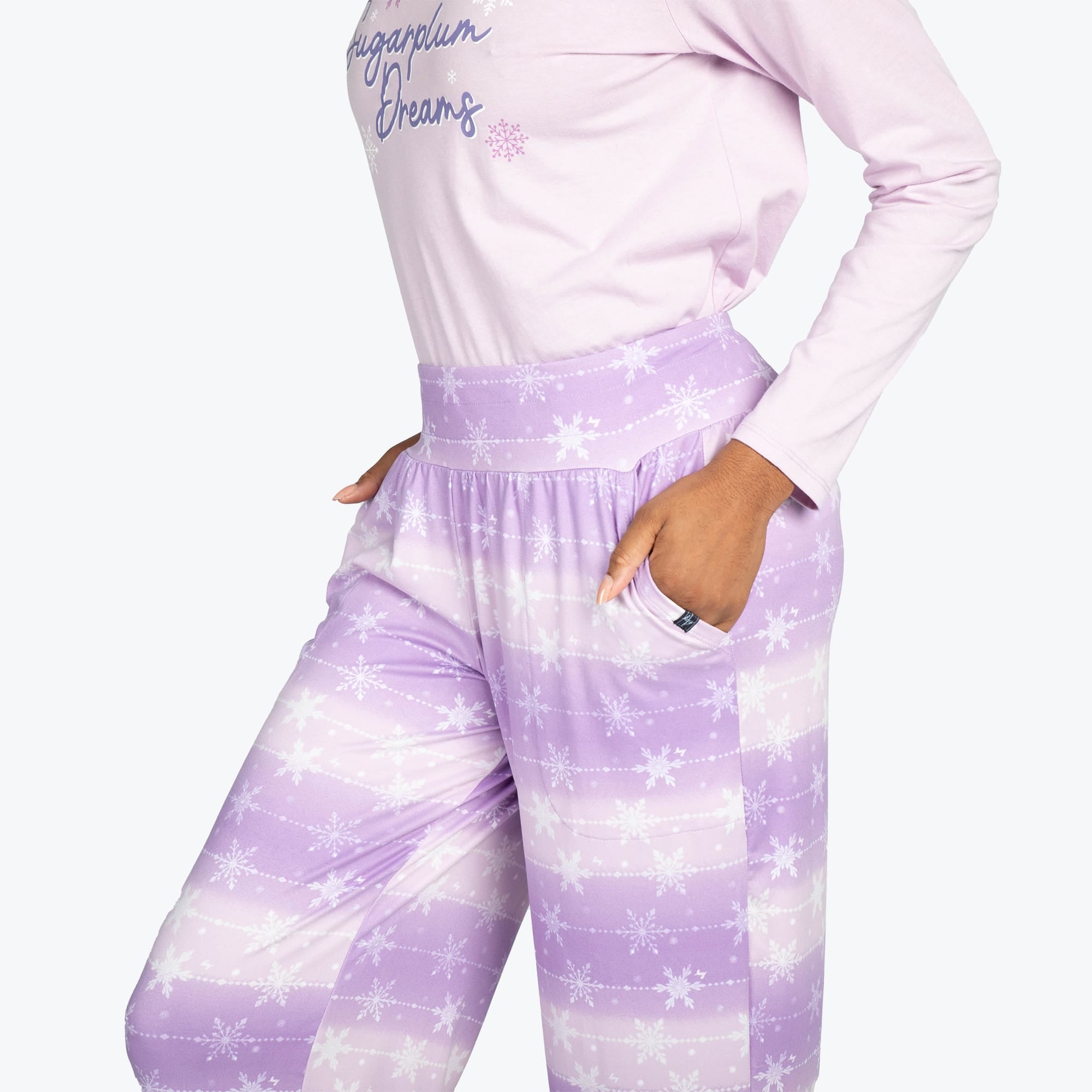 Dory Wide Leg Pants - SNOWFLAKE AMETHYST - DoryBottom_SnowflakeAmethyst_08
