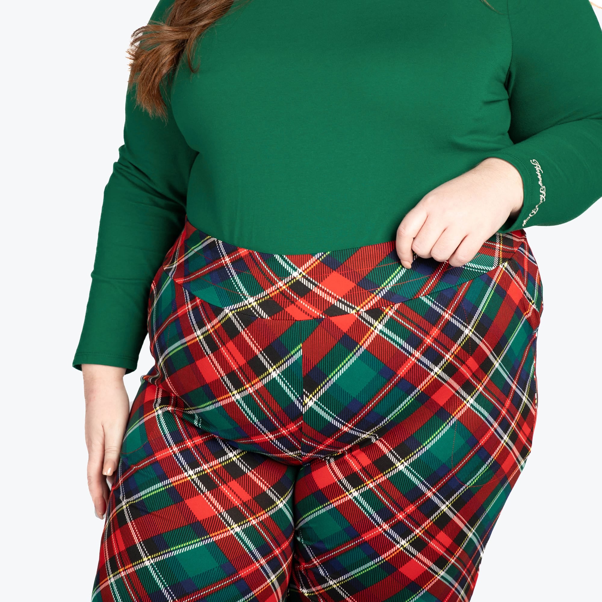 Dory Wide Leg Pants - TARTAN PLAID - DoryBottom_TartanPlaid_02