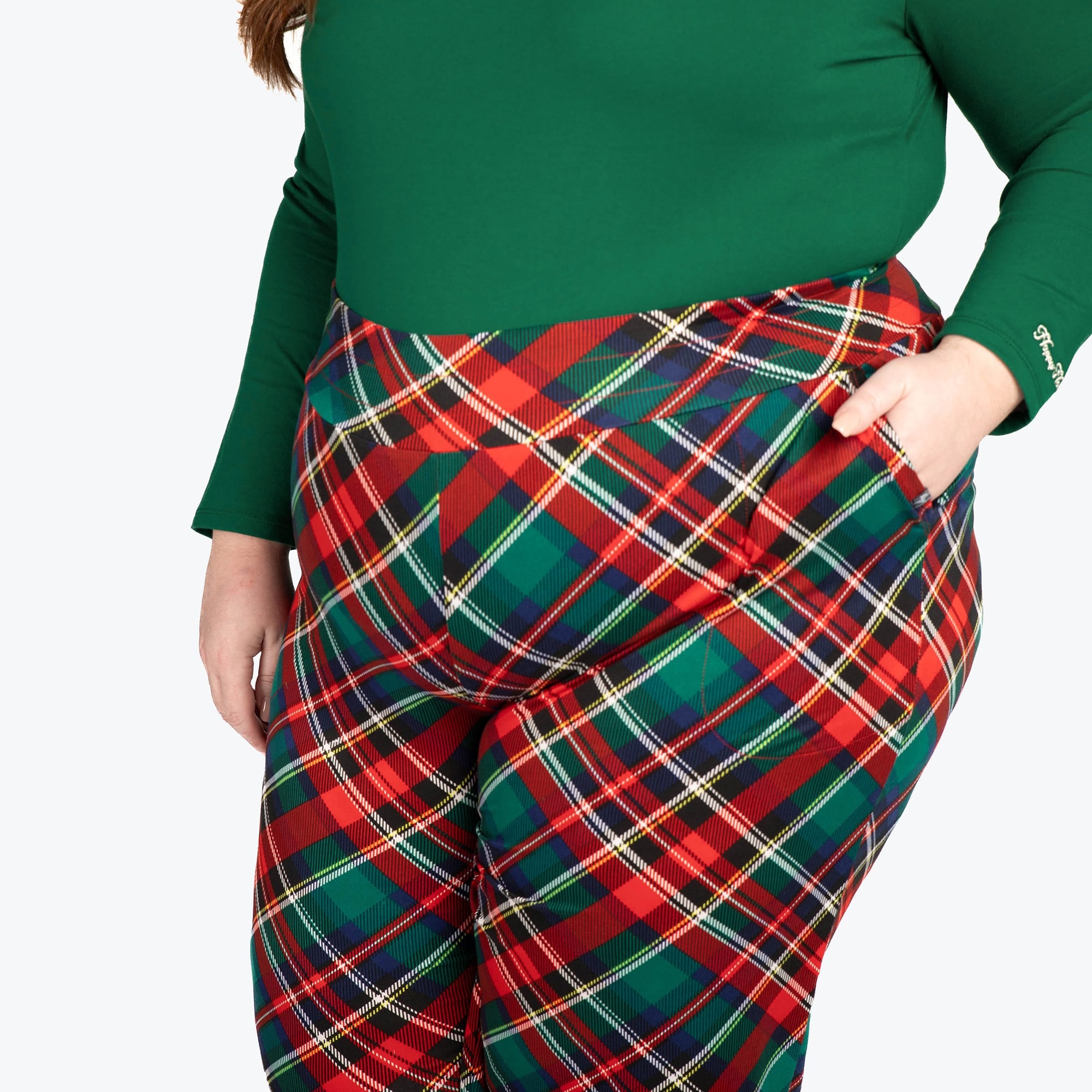 Dory Wide Leg Pants - TARTAN PLAID - DoryBottom_TartanPlaid_03